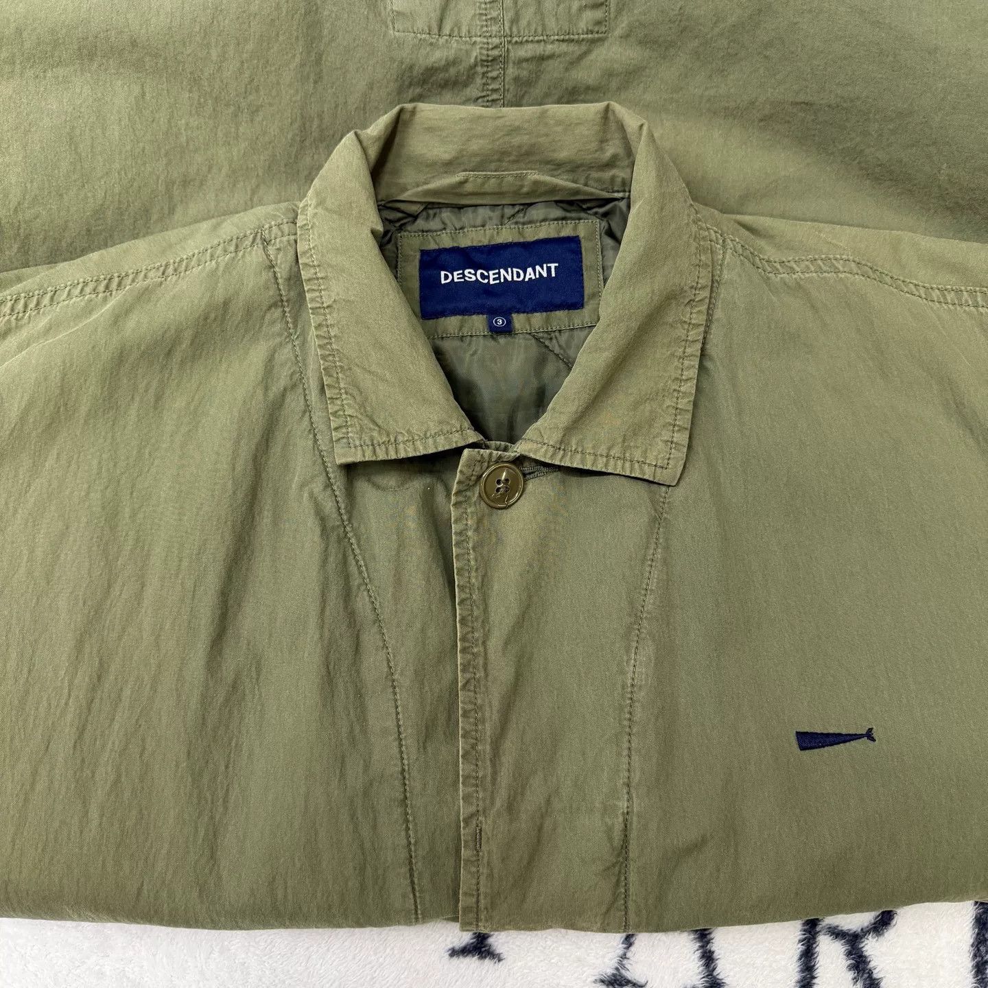 Descendant DESCENDANT Cotton Padded Washed Green Jacket Size US L / EU 52-54 / 3 - 3 Thumbnail