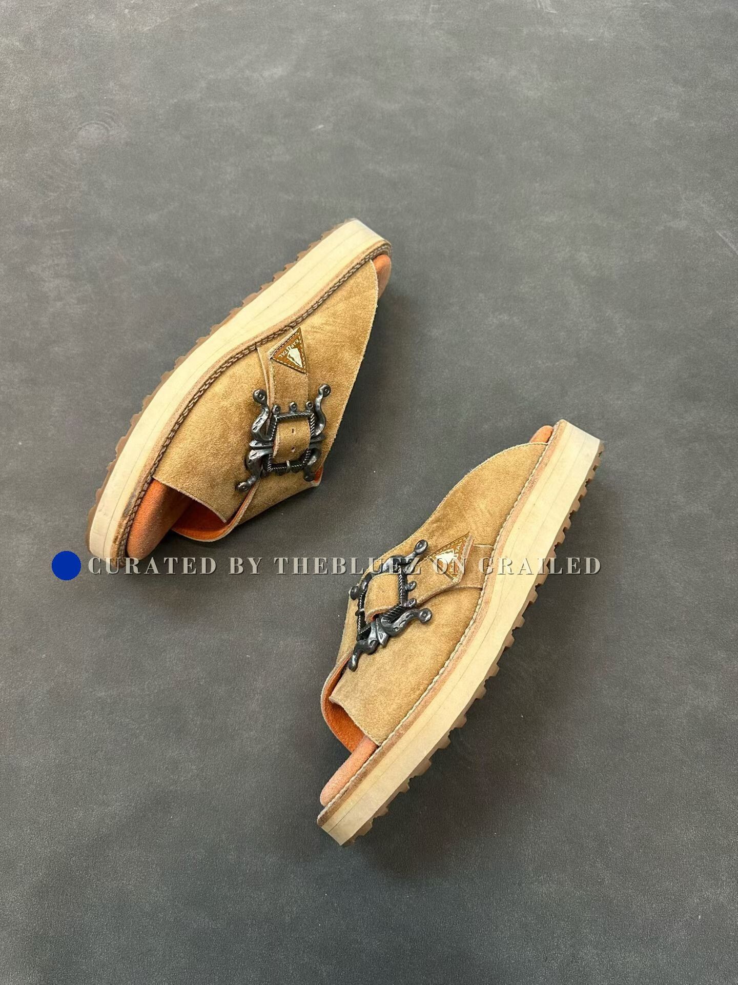 Visvim Kapital Pueblo Suede Sandals Size US 9 / EU 42 - 2 Thumbnail