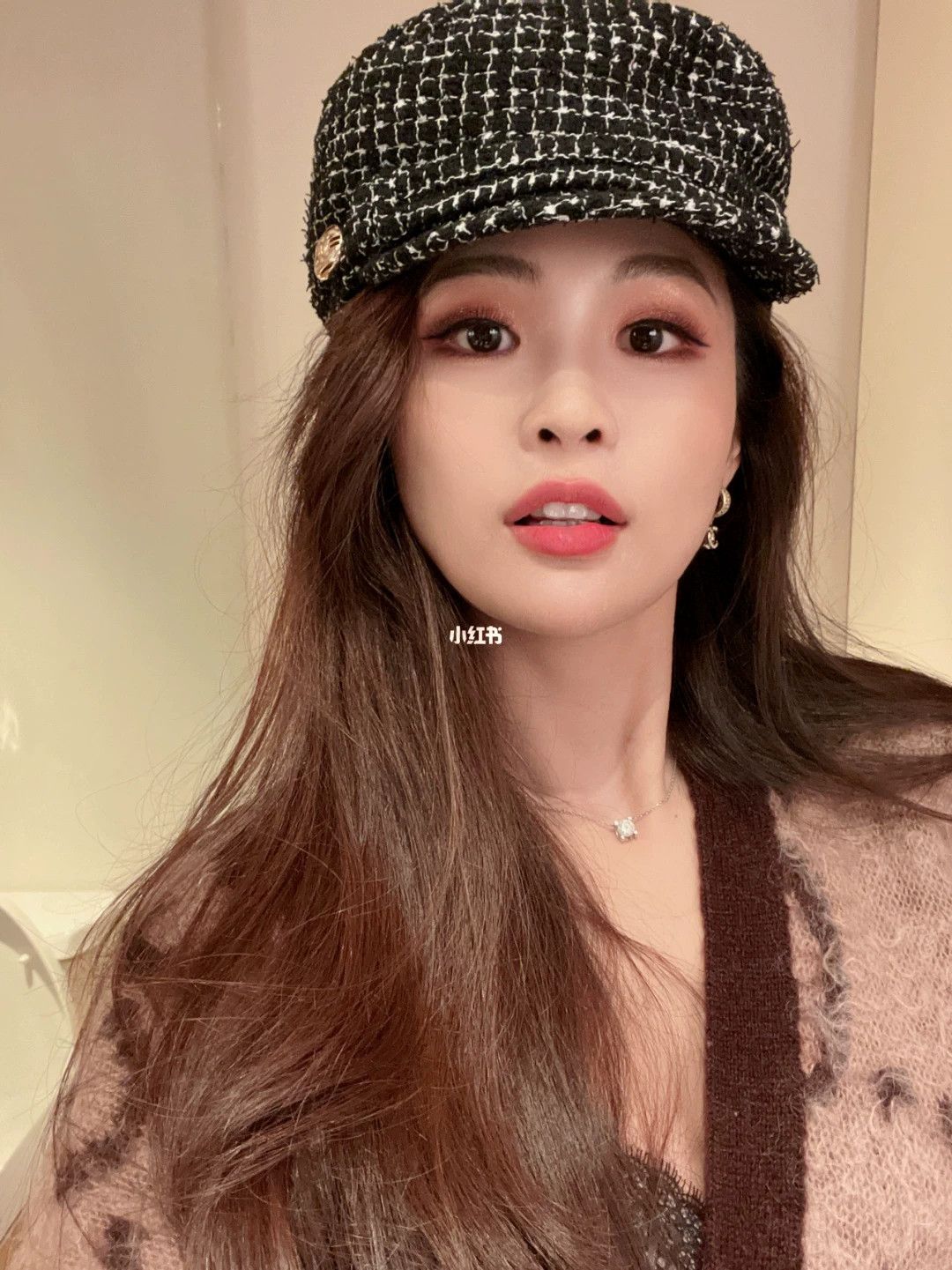 Chanel Chanel Tweed Beret Size ONE SIZE - 5 Thumbnail