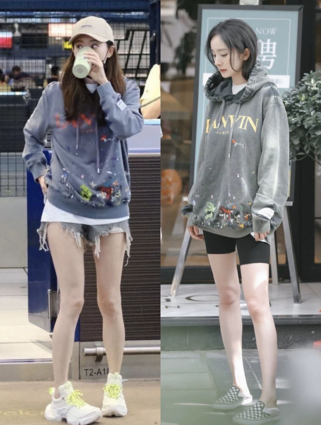 Lanvin Lanvin x Gallery Dept Splatter Logo Hoodie Size US S / EU 44-46 / 1 - 8 Thumbnail