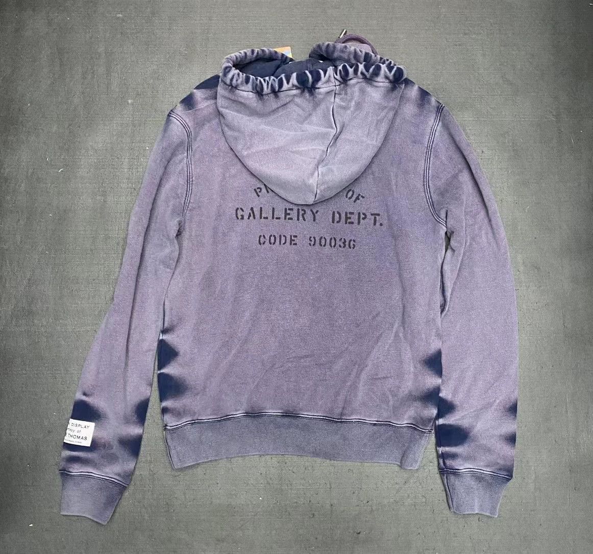 Lanvin Lanvin x Gallery Dept Splatter Logo Hoodie Size US S / EU 44-46 / 1 - 2 Thumbnail