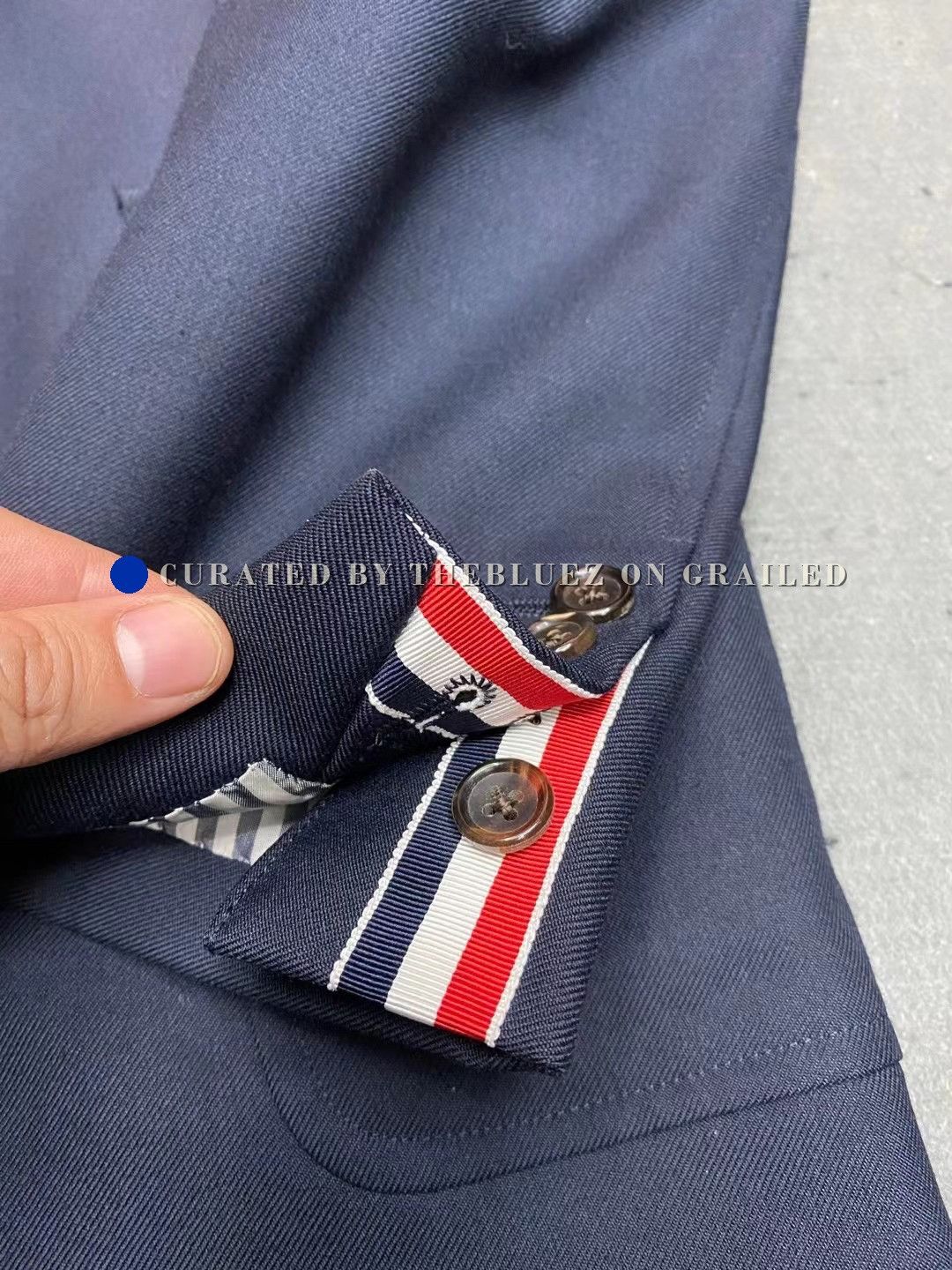 Thom Browne Thom Browne TB Dark Blue Wool Suit Size US XS / EU 42 / 0 - 5 Thumbnail