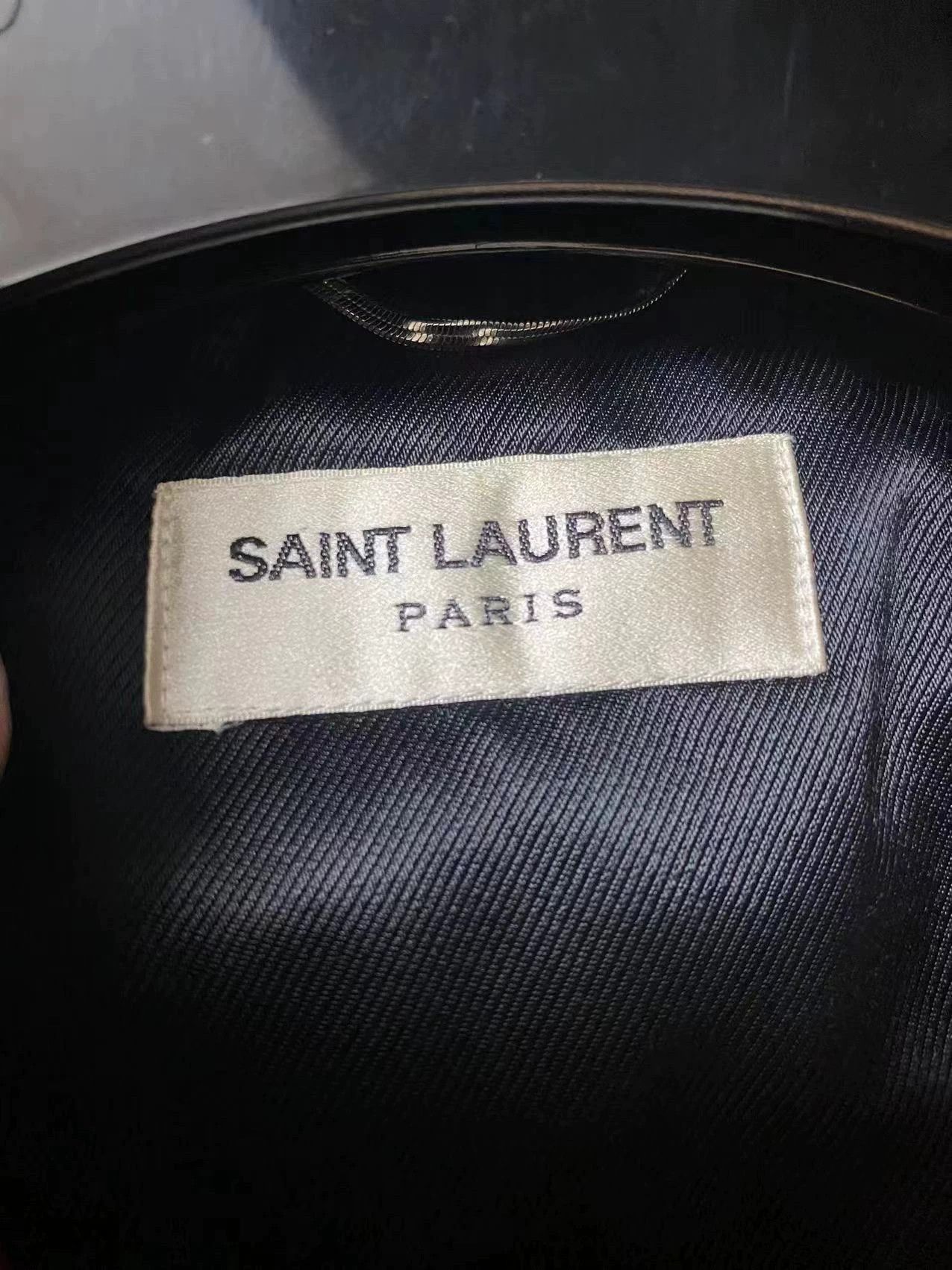 Hedi Slimane Saint Laurent SLP L01 Red Leather Jacket Size S / US 4 / IT 40 - 6 Thumbnail