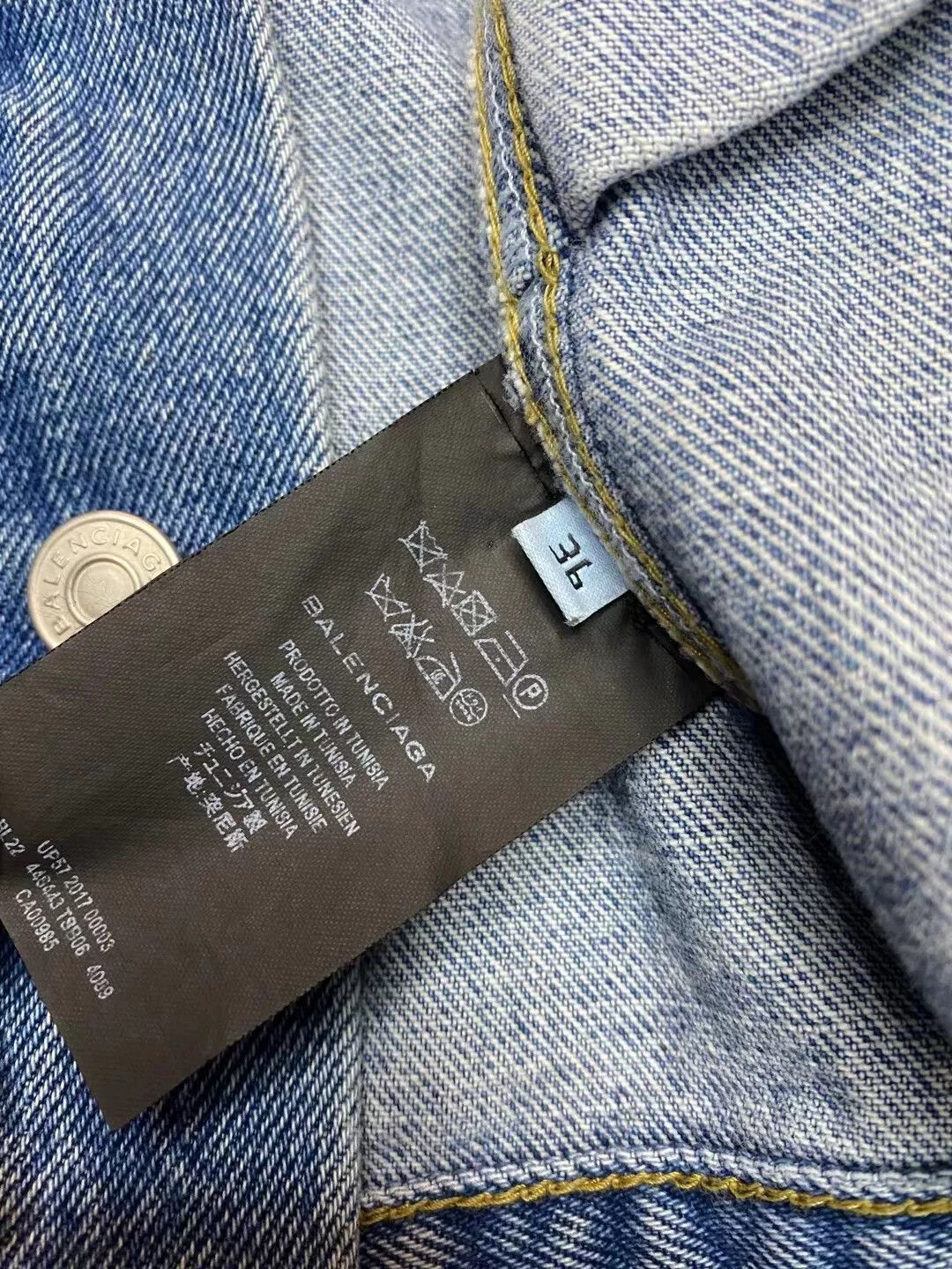 Balenciaga Balenciaga Swing Denim Jacket Size XS / US 0-2 / IT 36-38 - 5 Thumbnail