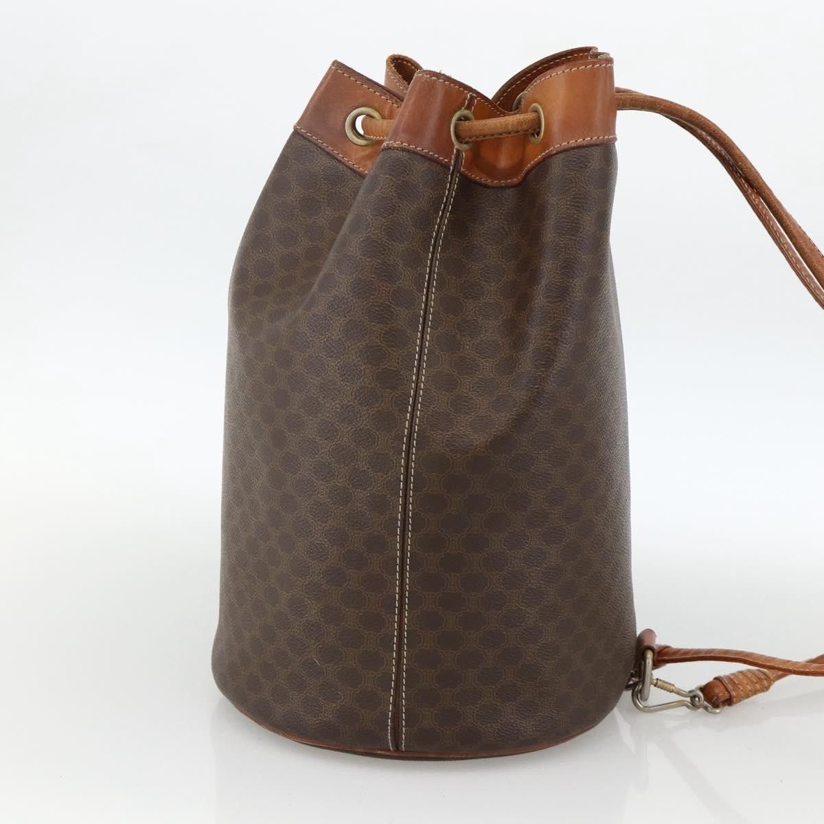 Celine Celine Vintage Macadam Backpack Canvas and Leather Size ONE SIZE - 4 Thumbnail