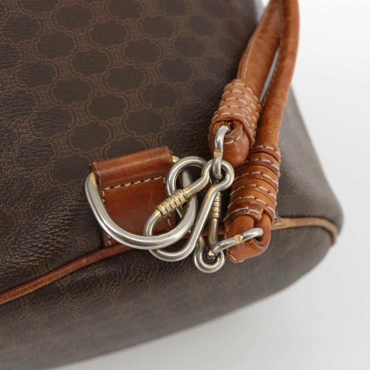 Celine Celine Vintage Macadam Backpack Canvas and Leather Size ONE SIZE - 11 Thumbnail