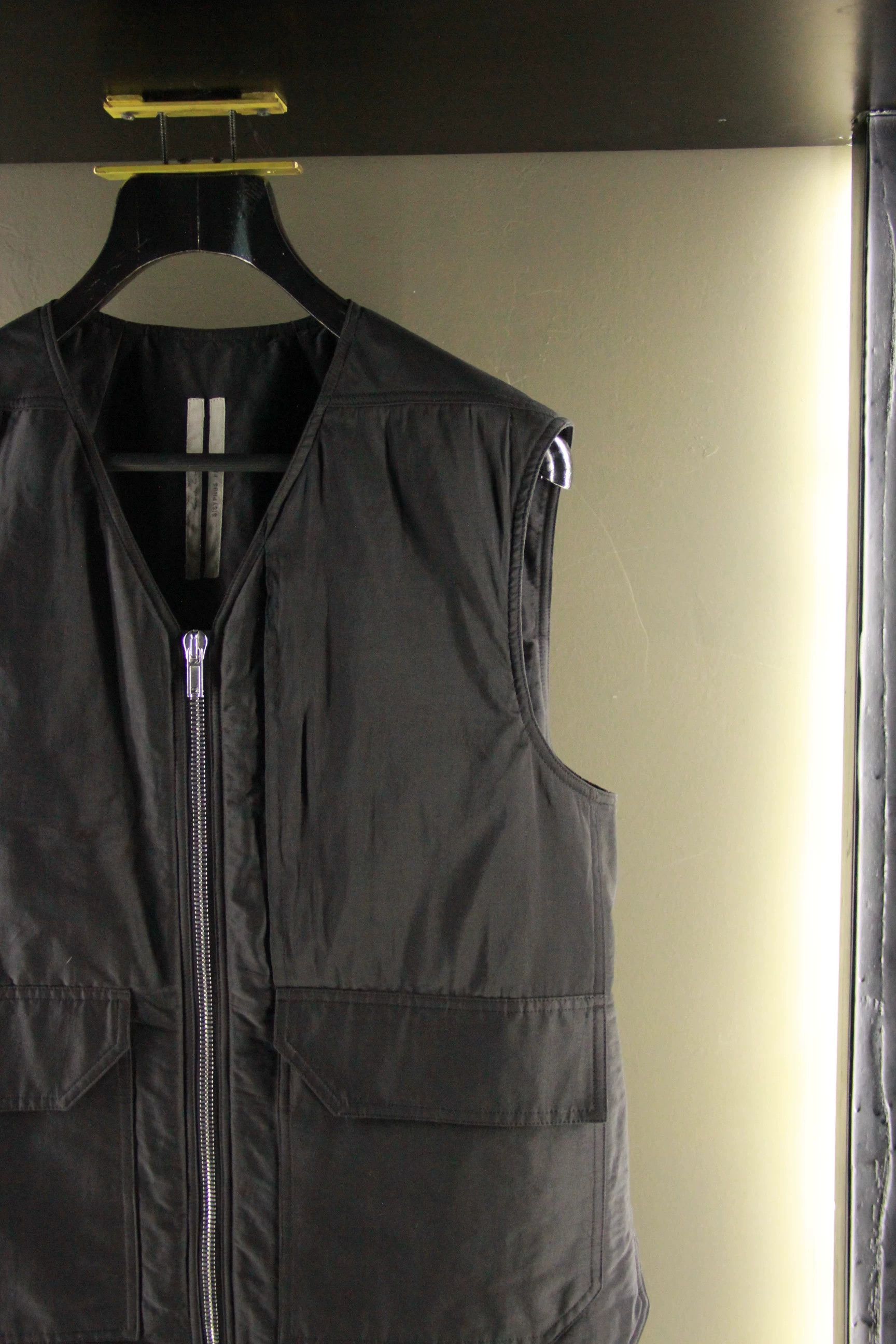 Rick Owens Rick Owens Black Vest Men l Size US L / EU 52-54 / 3 - 4 Thumbnail
