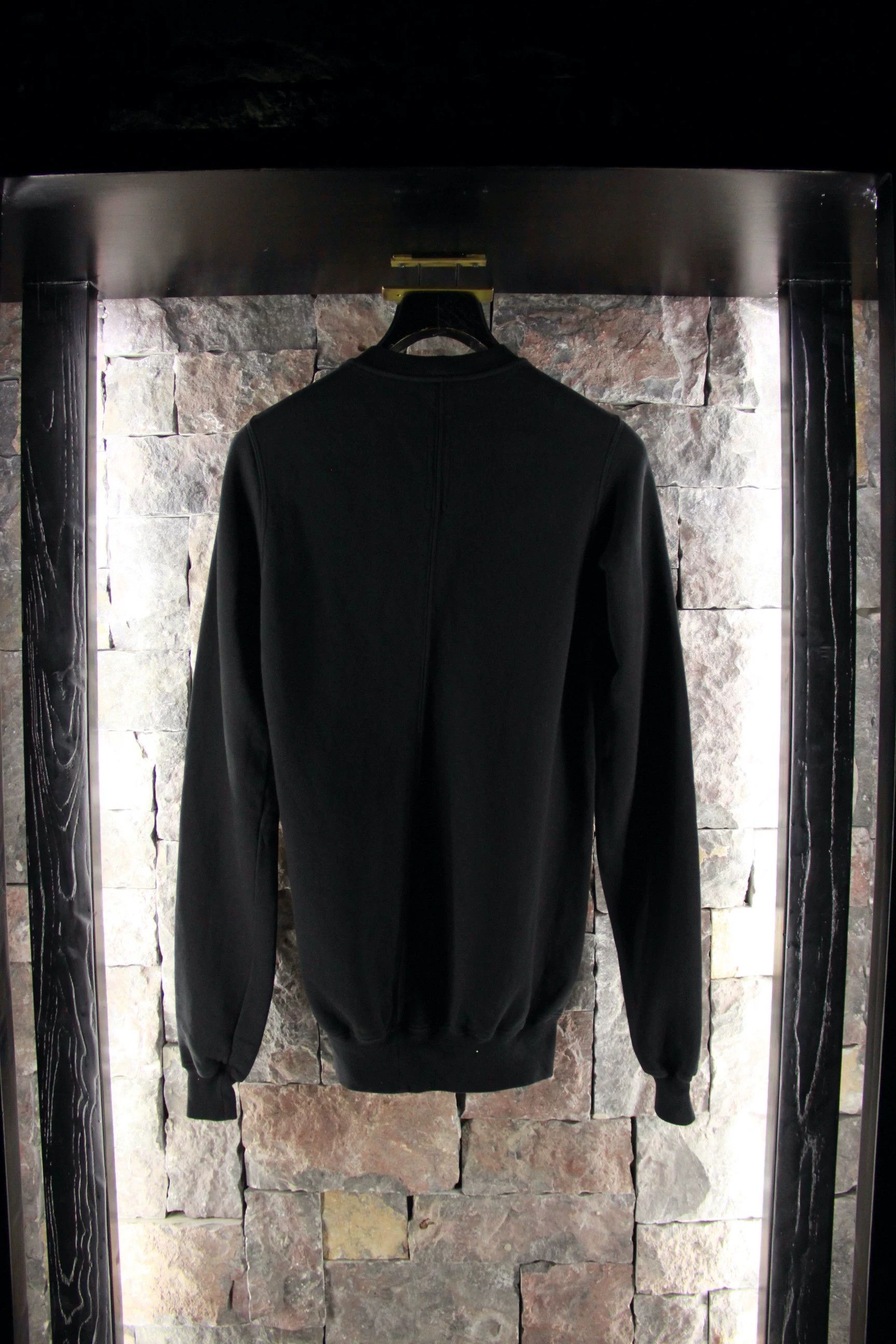 Rick Owens Rick Owens Black Hoodie Men xs Size US XS / EU 42 / 0 - 2 Thumbnail