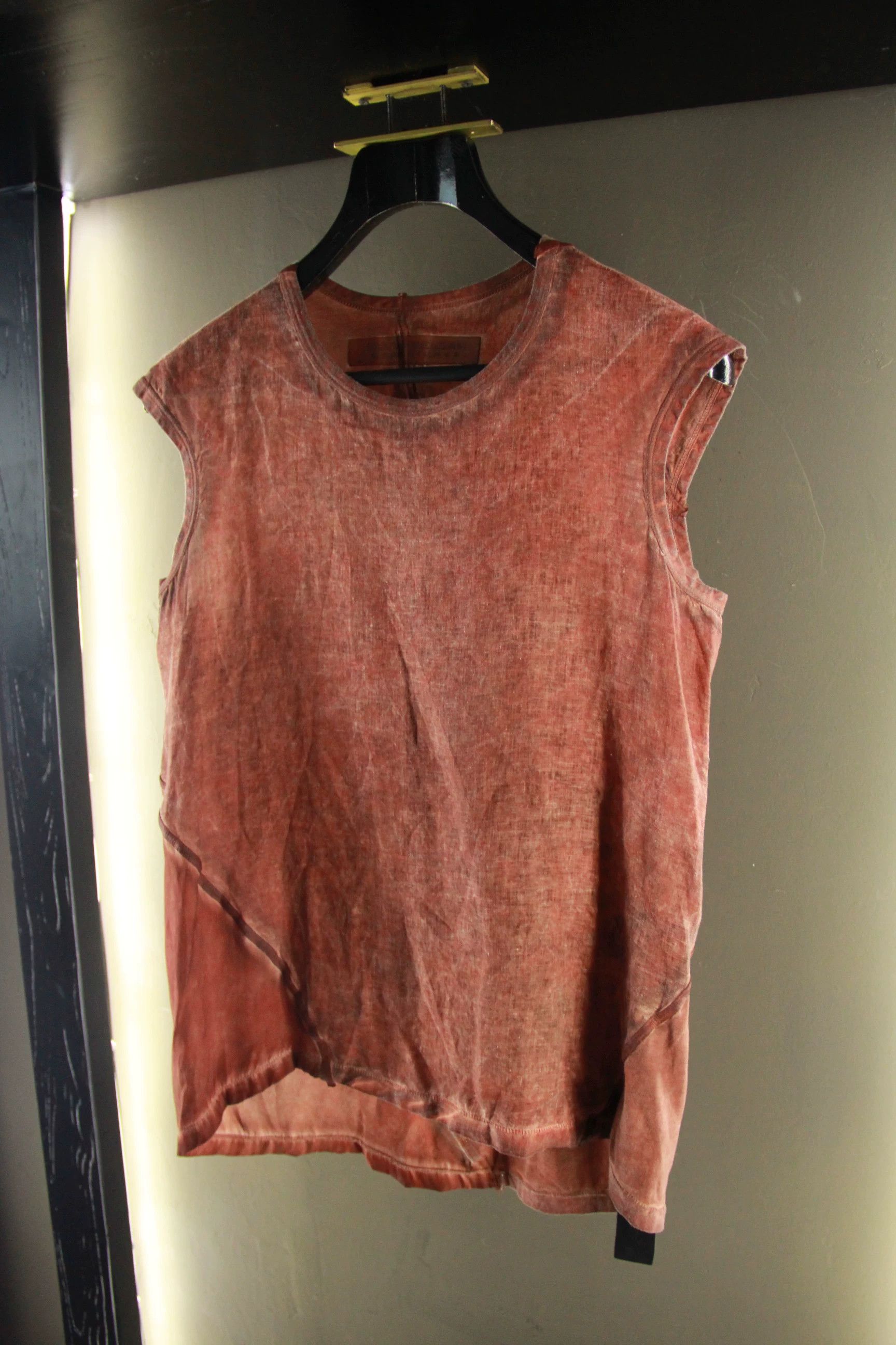 Isaac Sellam Experience Isaac Sellam Experience Red Short Sleeve Shirts Men m Size US M / EU 48-50 / 2 - 2 Thumbnail