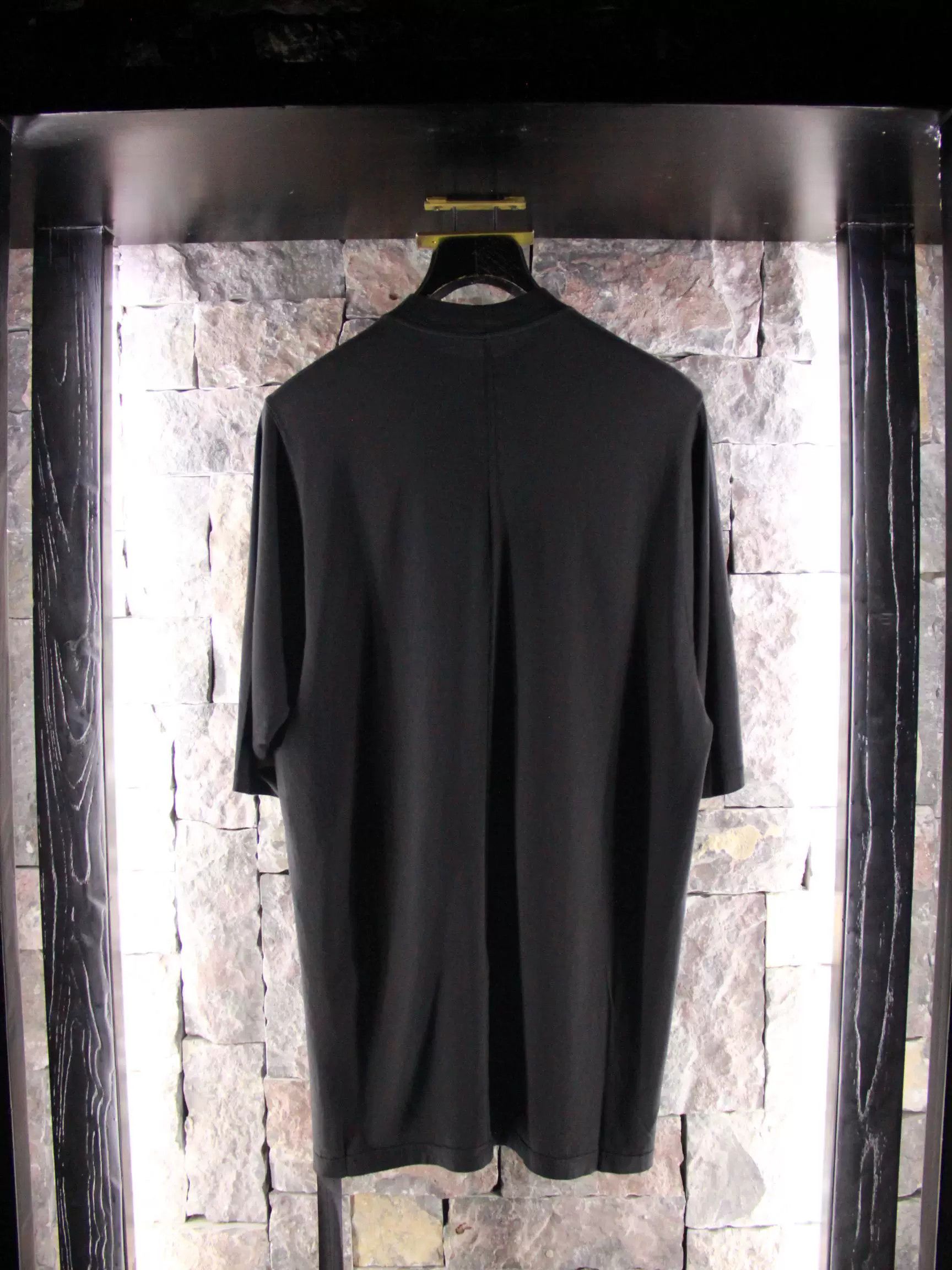 Rick Owens Rick Owens Black Short Sleeve Shirts Men m Size US M / EU 48-50 / 2 - 2 Thumbnail