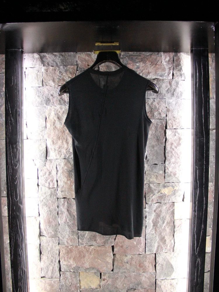 Rick Owens Rick Owens Black Tank Top Men m Size US M / EU 48-50 / 2 - 2 Thumbnail