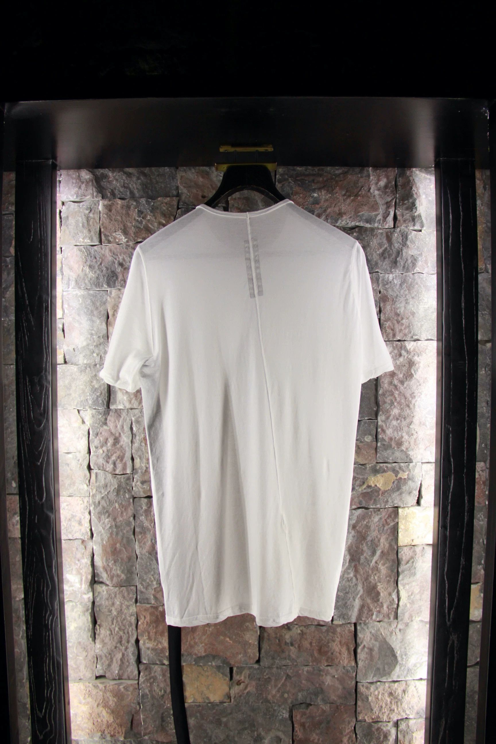Rick Owens Rick Owens White Short Sleeve Shirts Men m Size US M / EU 48-50 / 2 - 2 Thumbnail