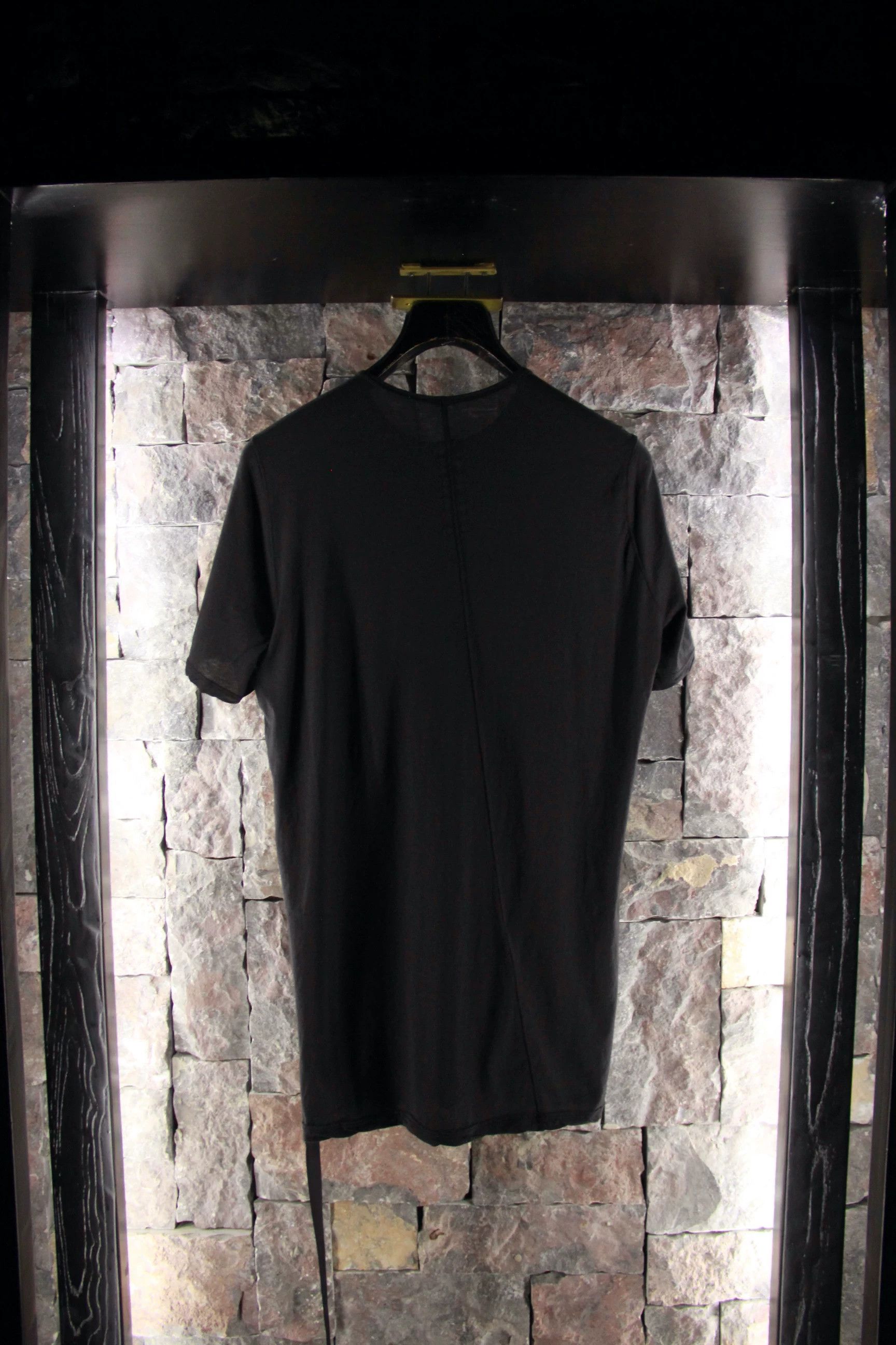 Rick Owens Rick Owens Black Short Sleeve Shirts Men m Size US M / EU 48-50 / 2 - 2 Thumbnail