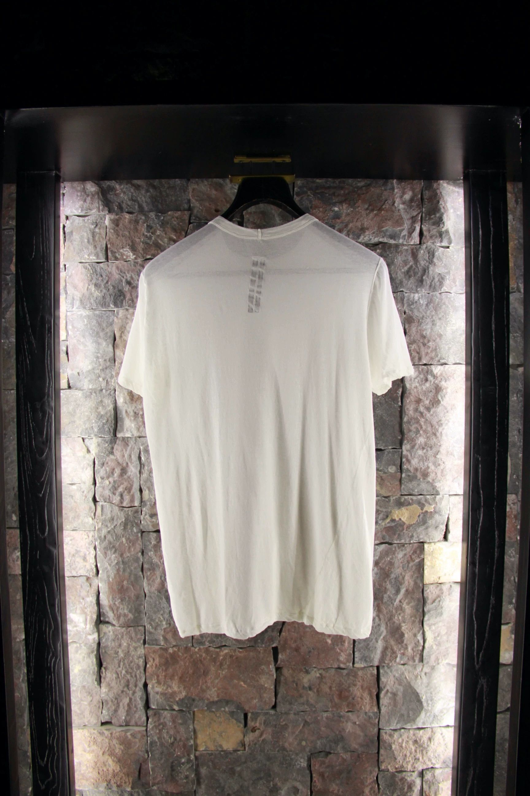 Rick Owens Rick Owens White Short Sleeve Shirts Men m Size US M / EU 48-50 / 2 - 2 Thumbnail