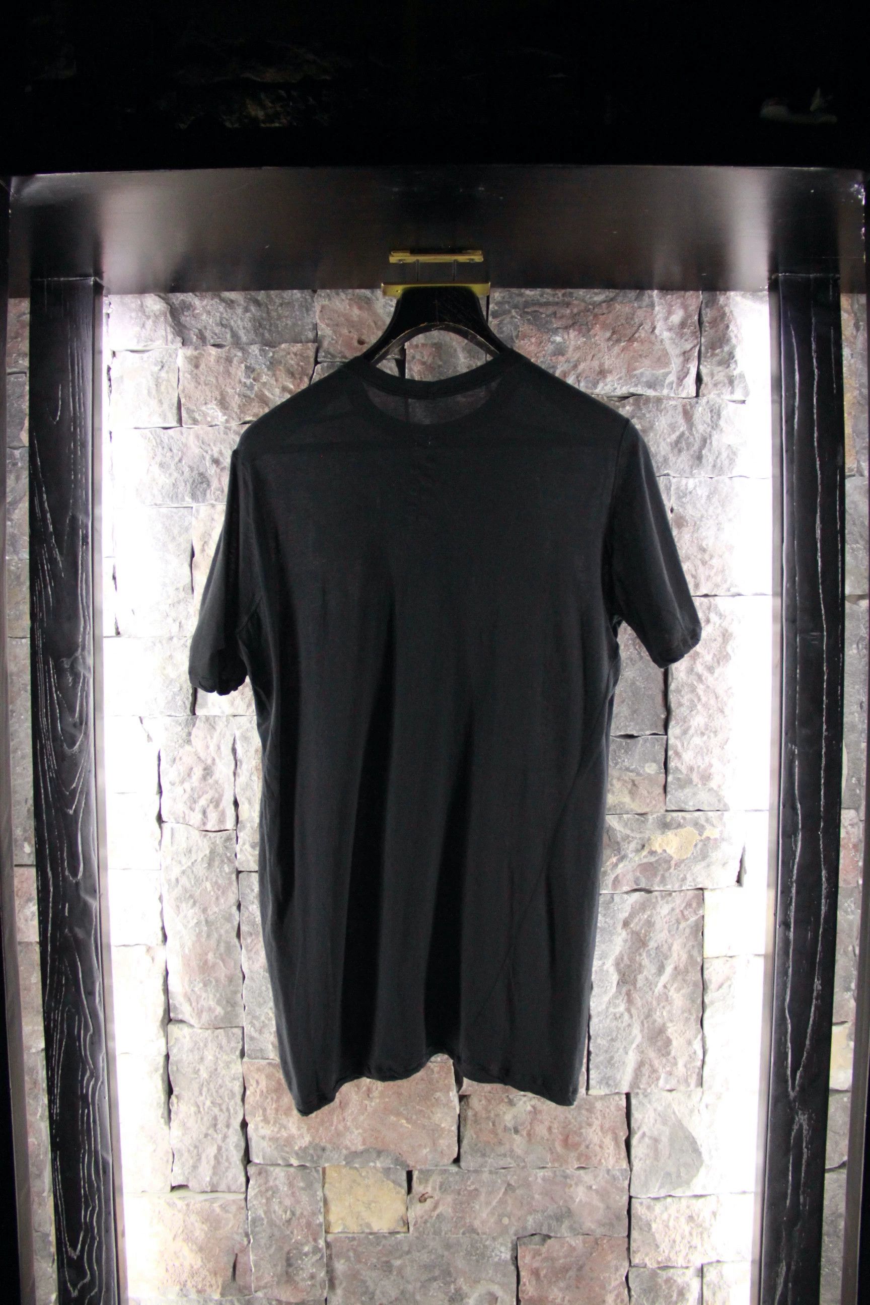 Rick Owens Rick Owens Black Short Sleeve Shirts Men m Size US M / EU 48-50 / 2 - 2 Thumbnail