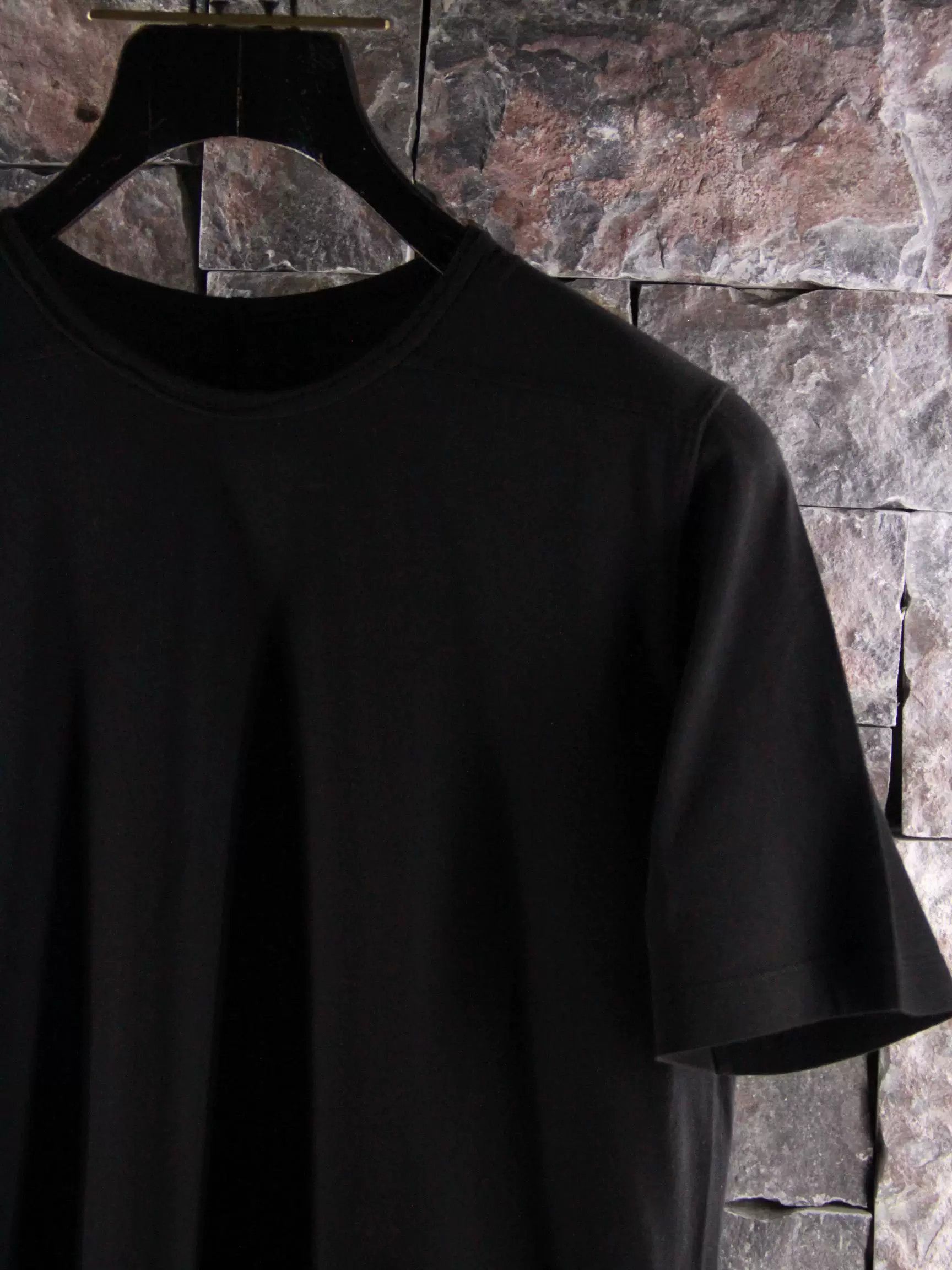 Rick Owens Rick Owens Black Short Sleeve Shirts Men xl Size US XL / EU 56 / 4 - 4 Thumbnail