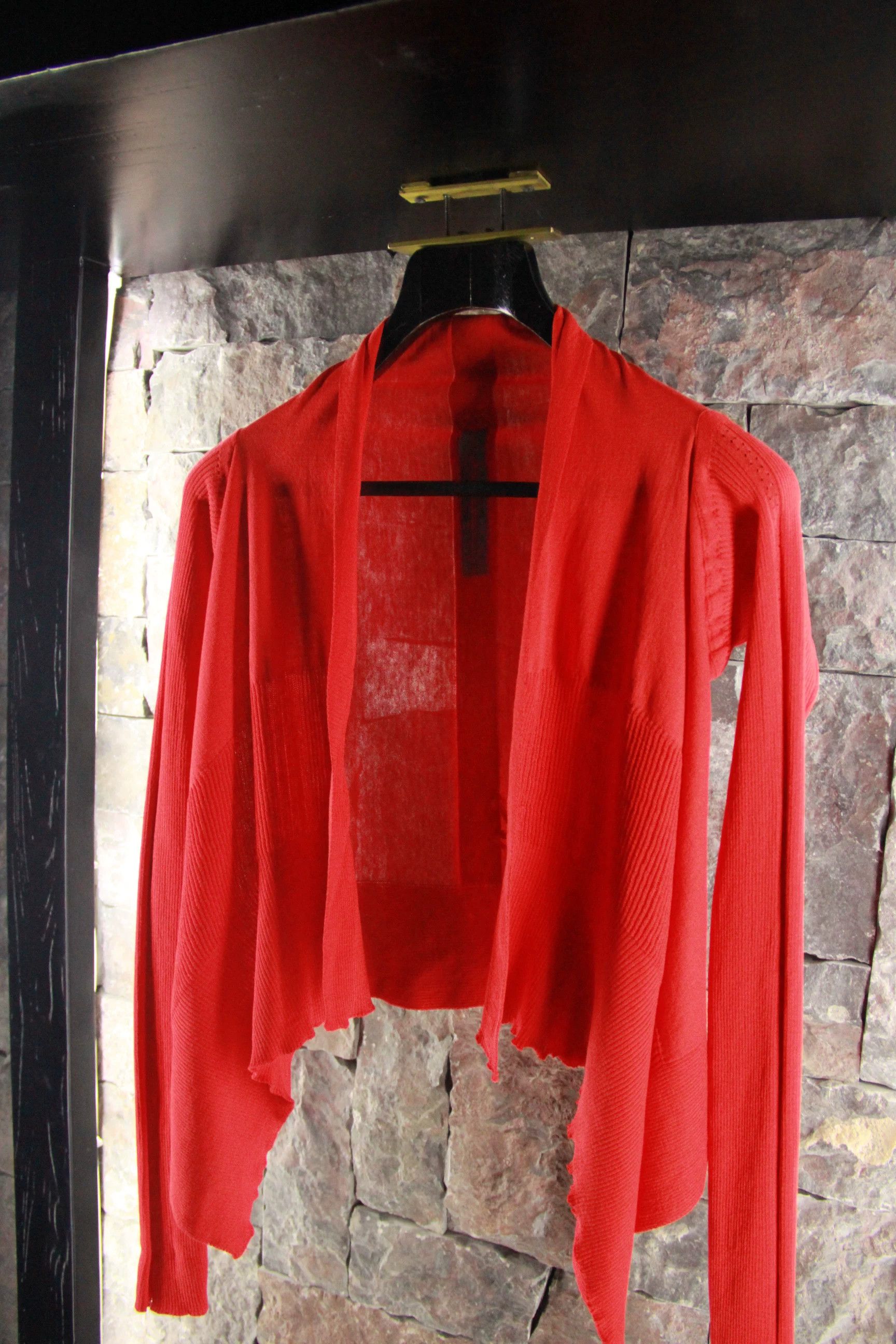 Rick Owens Rick Owens Red Sweater Men s Size US S / EU 44-46 / 1 - 5 Thumbnail