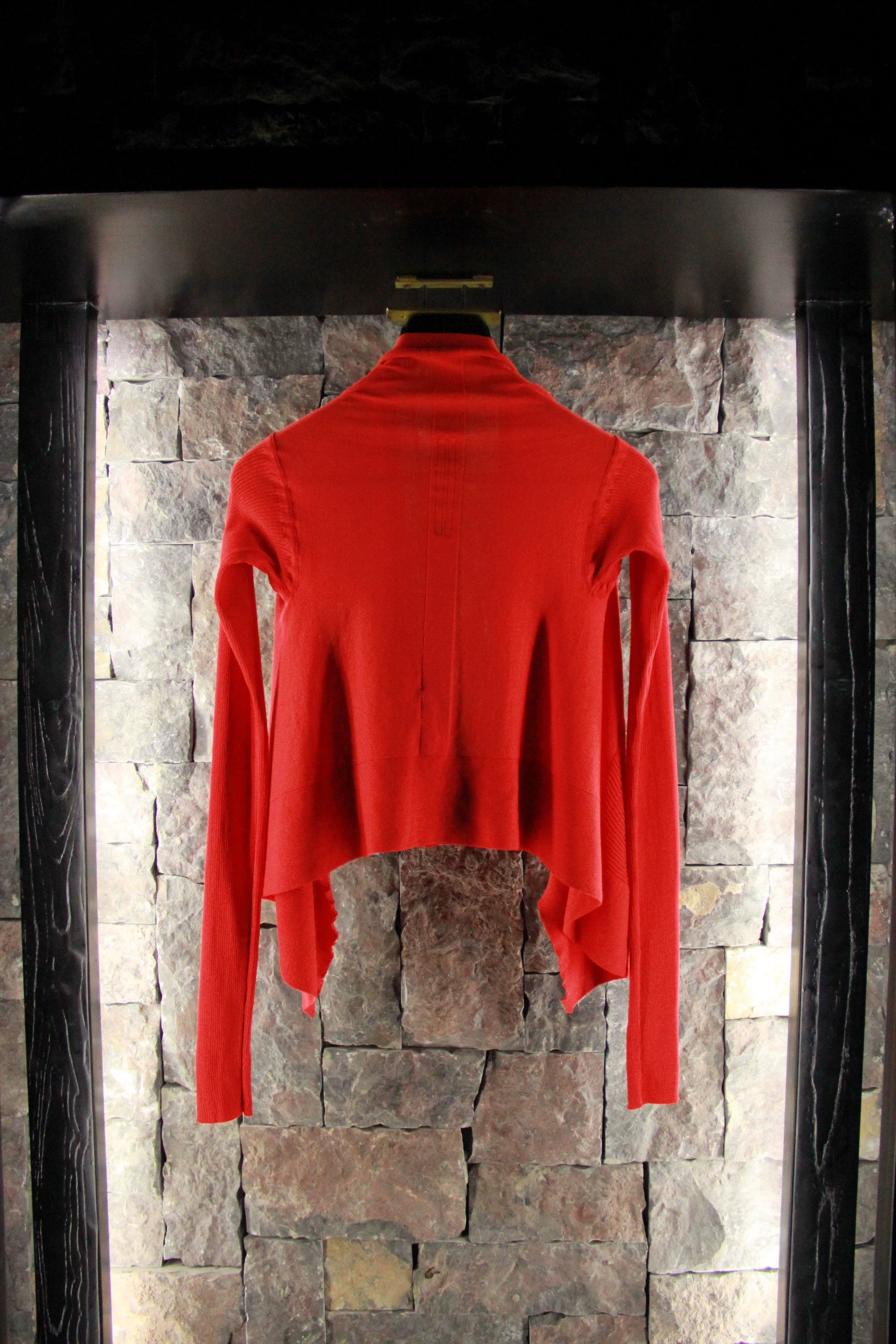 Rick Owens Rick Owens Red Sweater Men s Size US S / EU 44-46 / 1 - 2 Thumbnail