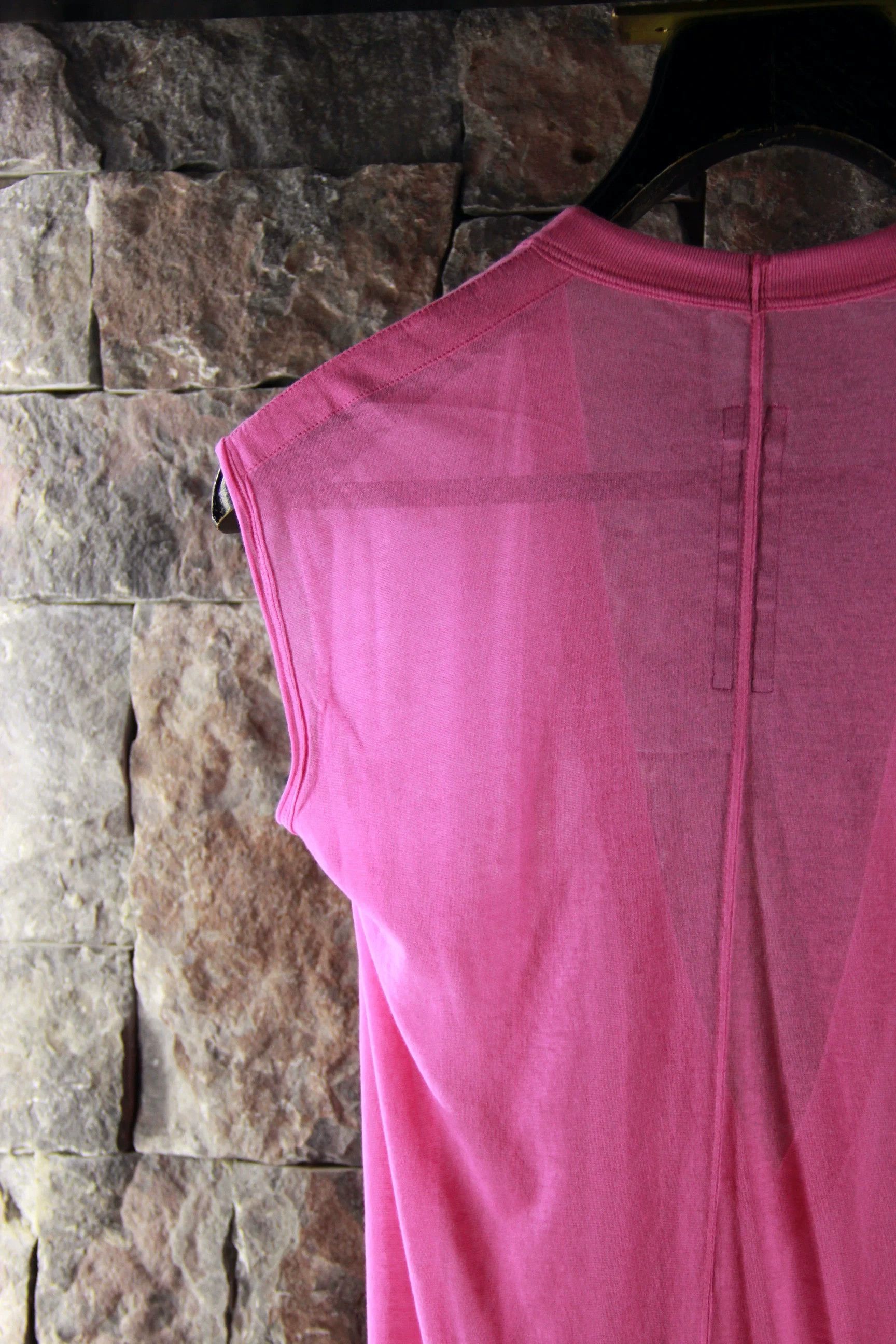 Rick Owens Rick Owens Pink Tank Top Men m Size US M / EU 48-50 / 2 - 5 Thumbnail