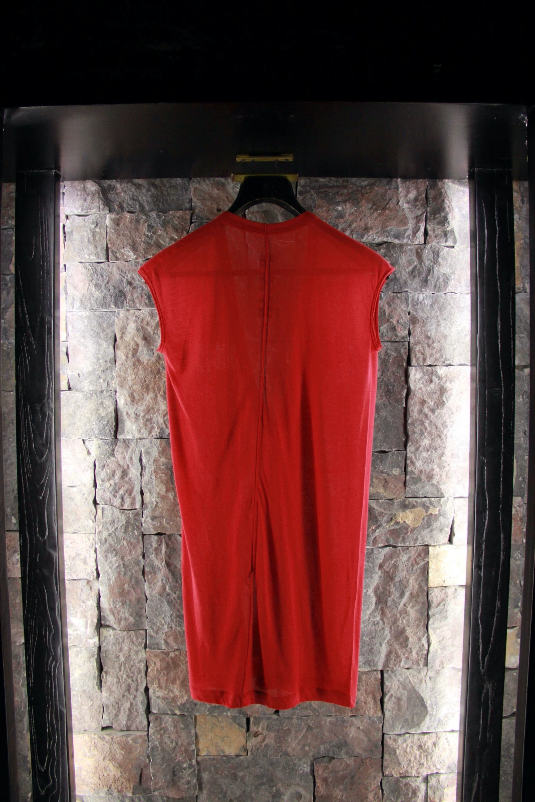 Rick Owens Rick Owens Red Tank Top Men s Size US S / EU 44-46 / 1 - 2 Thumbnail