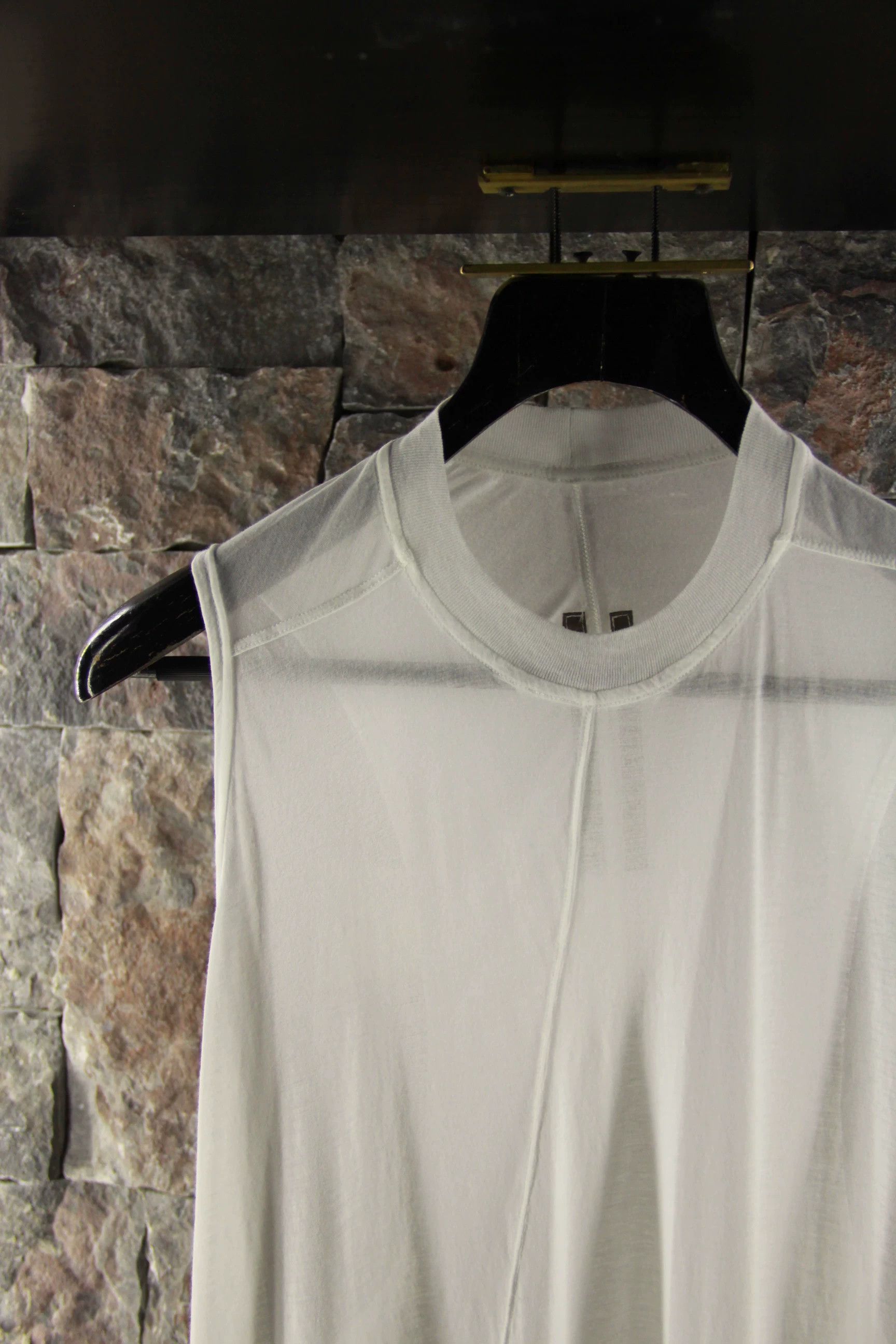 Rick Owens Rick Owens White Tank Top Men xs Size US XS / EU 42 / 0 - 3 Thumbnail
