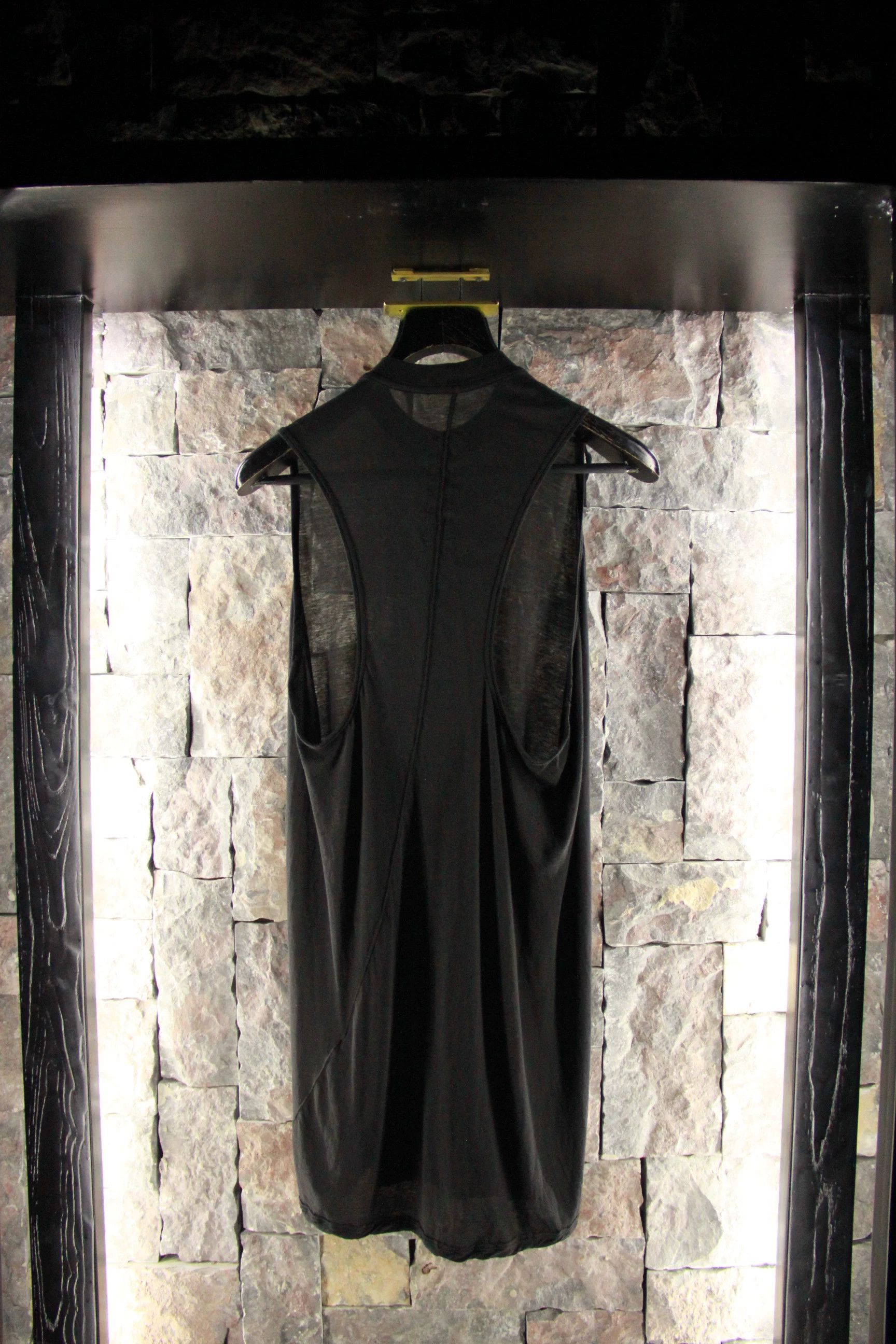 Rick Owens Rick Owens Black Tank Top Men l Size US L / EU 52-54 / 3 - 2 Thumbnail