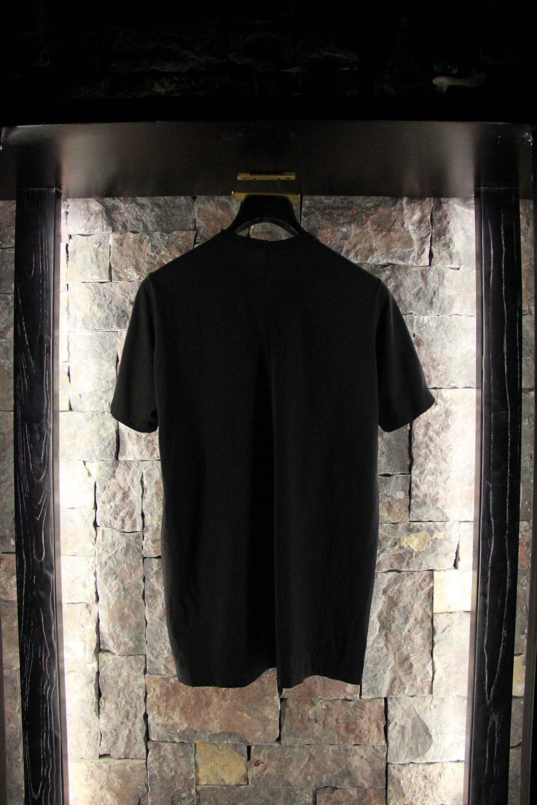 Rick Owens Rick Owens Black Short Sleeve Shirts Men m Size US M / EU 48-50 / 2 - 2 Thumbnail
