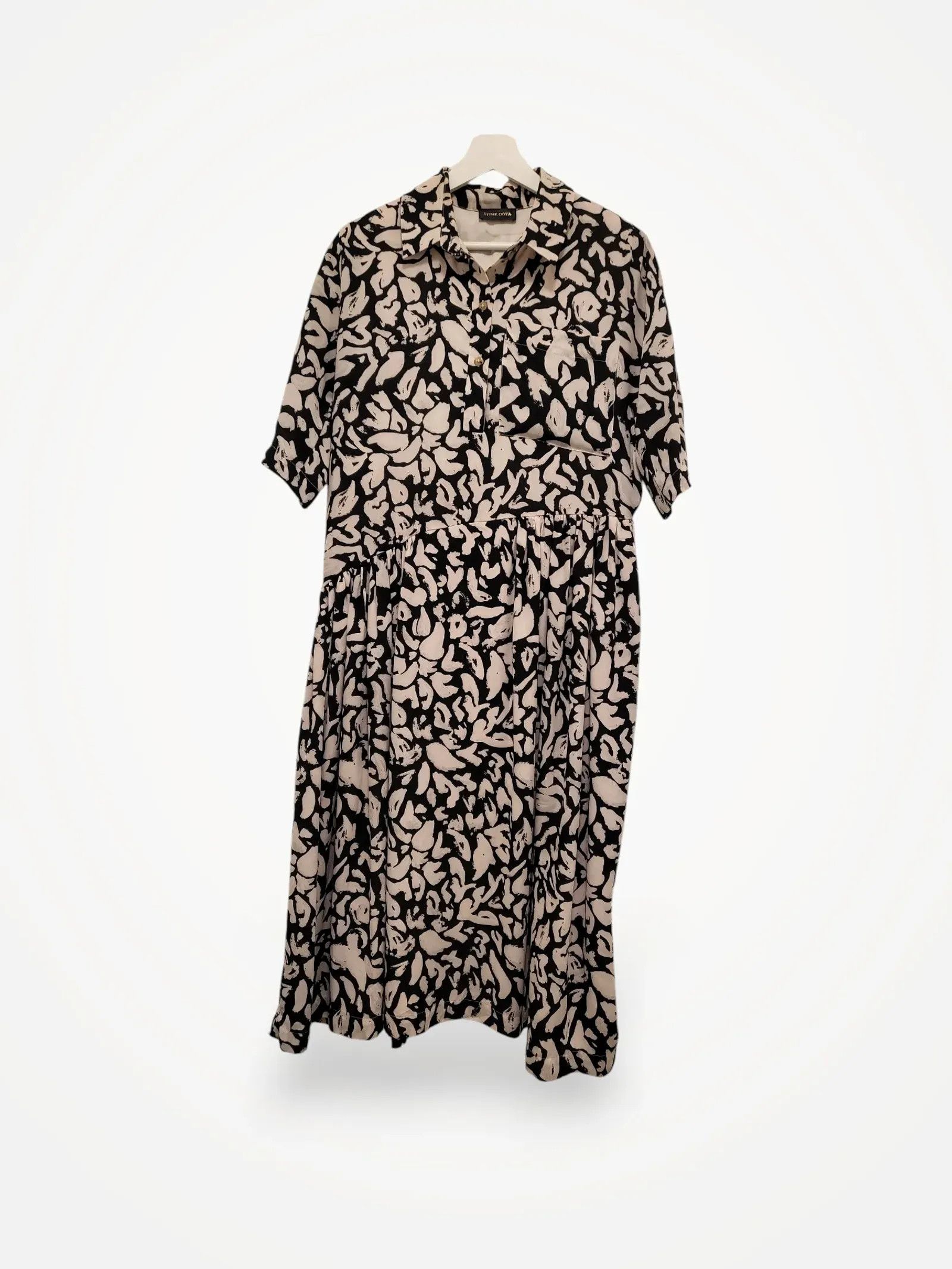 Stine Goya Stine Goya Hunter Leaf Poly Dress Size XS / US 0-2 / IT 36-38 - 2 Thumbnail
