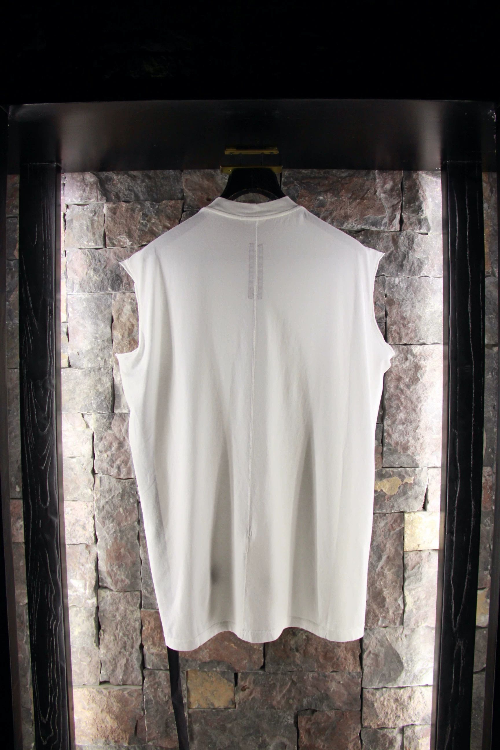 Rick Owens Rick Owens White Tank Top Men m Size US M / EU 48-50 / 2 - 2 Thumbnail