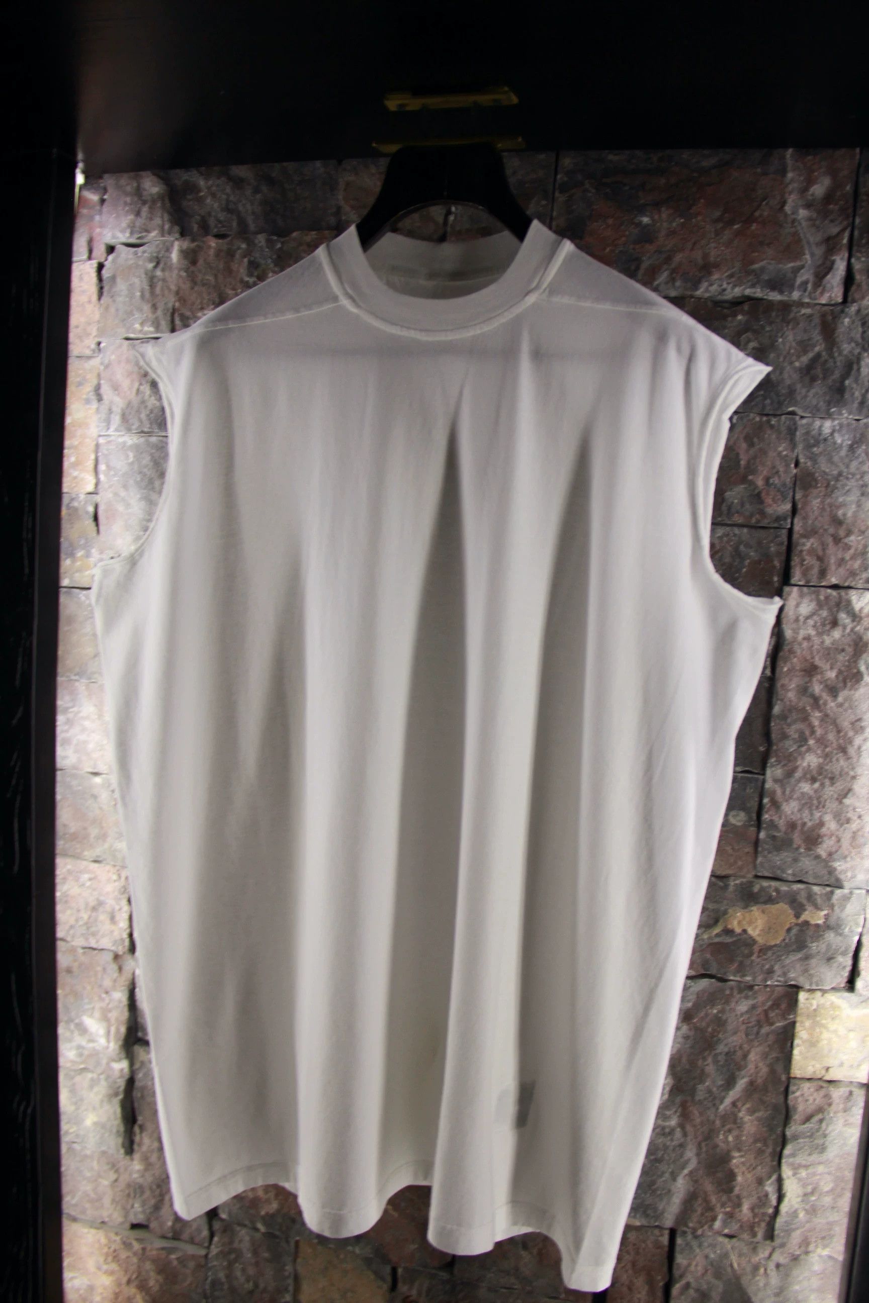 Rick Owens Rick Owens White Tank Top Men l Size US L / EU 52-54 / 3 - 5 Thumbnail