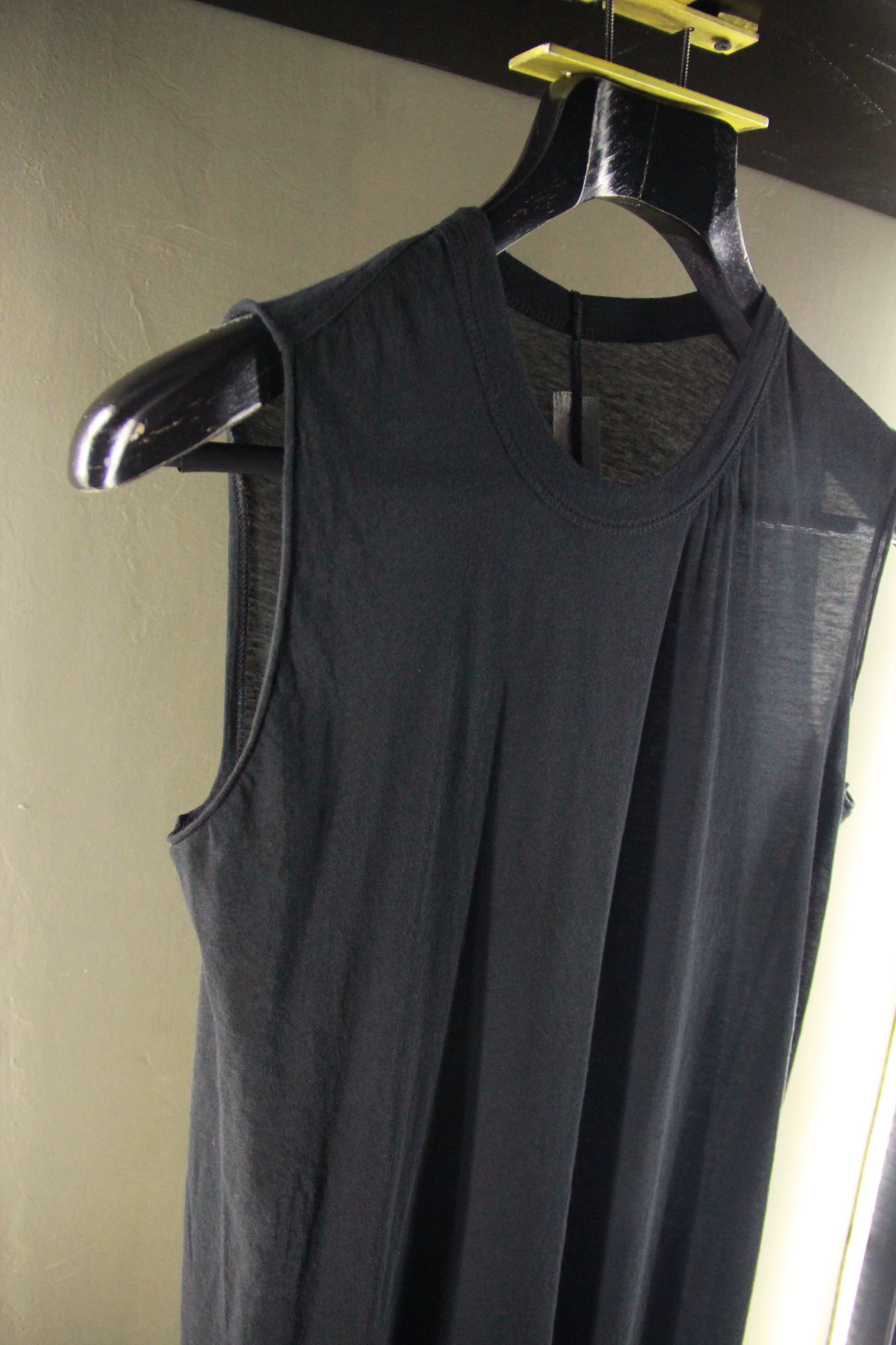 Rick Owens Rick Owens Black Tank Top Men l Size US L / EU 52-54 / 3 - 5 Thumbnail