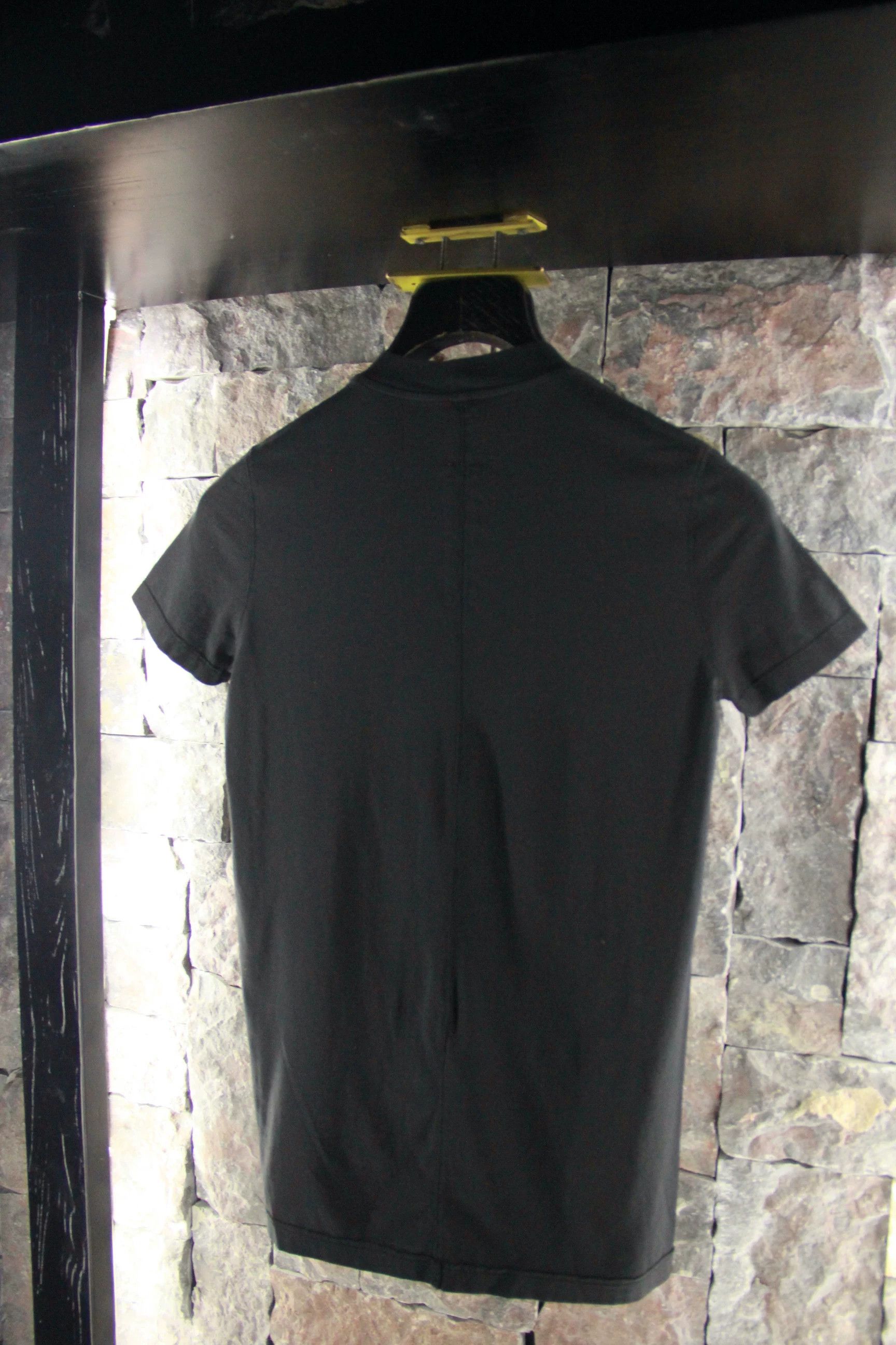 Rick Owens Rick Owens Black Short Sleeve Shirts Men s Size US S / EU 44-46 / 1 - 5 Thumbnail