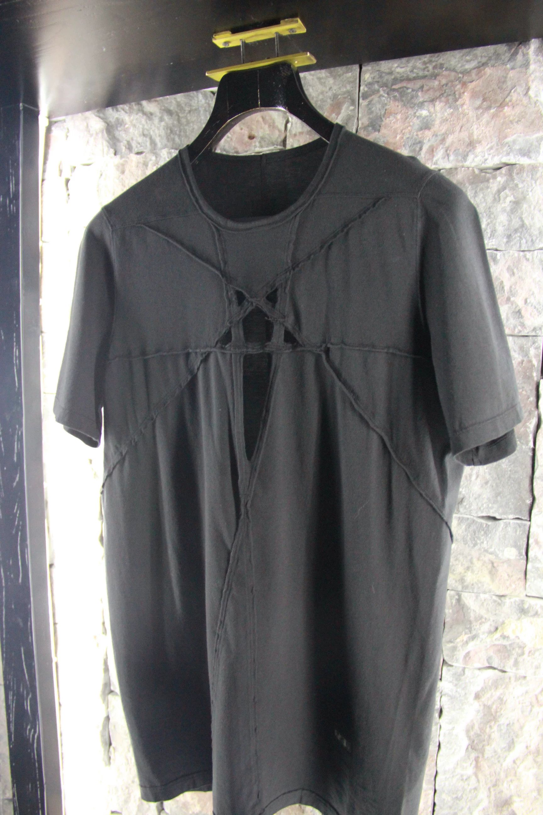 Rick Owens Rick Owens Black Short Sleeve Shirts Men s Size US S / EU 44-46 / 1 - 5 Thumbnail