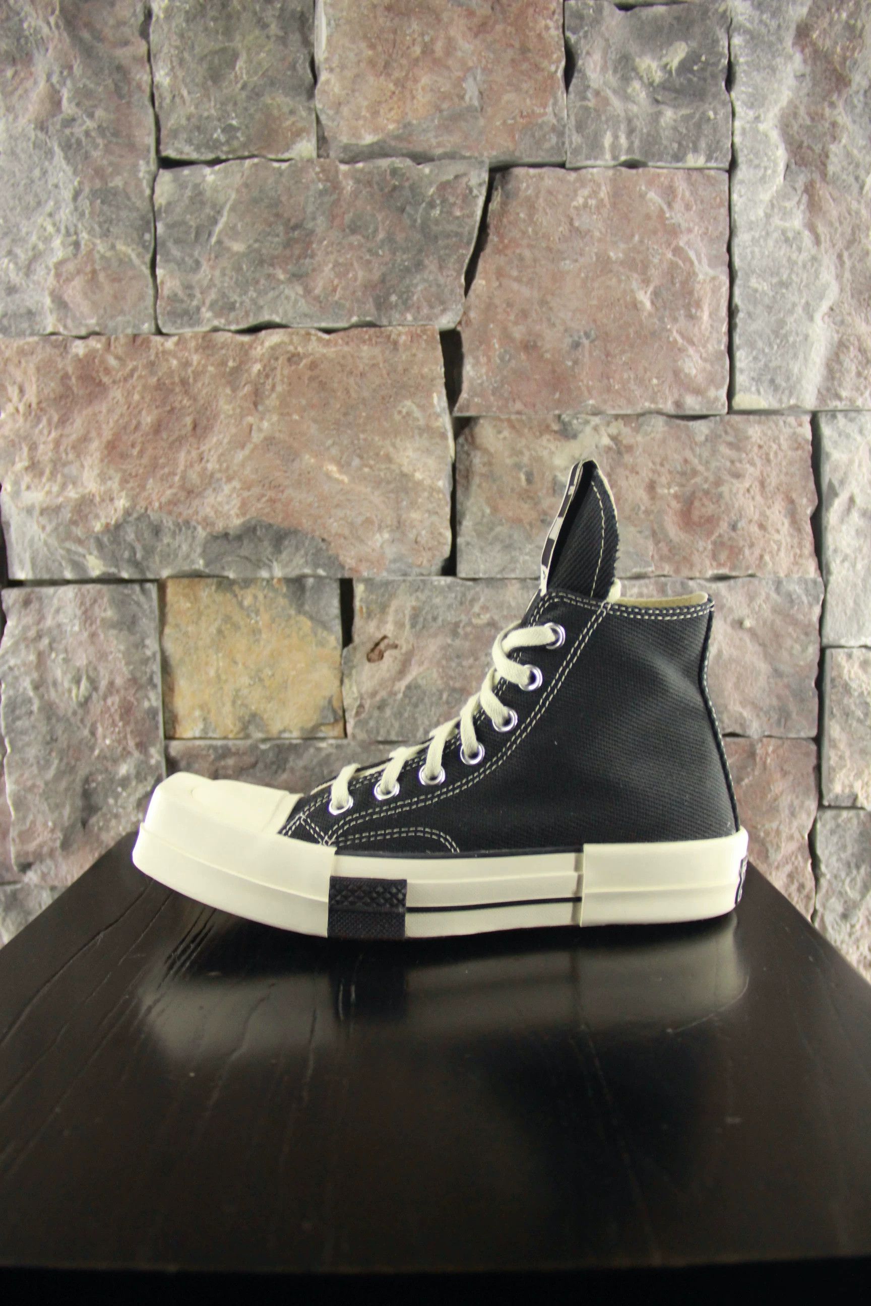 Rick Owens Rick Owens Black Hitop Sneakers Men 9 Size US 9 / EU 42 - 2 Thumbnail