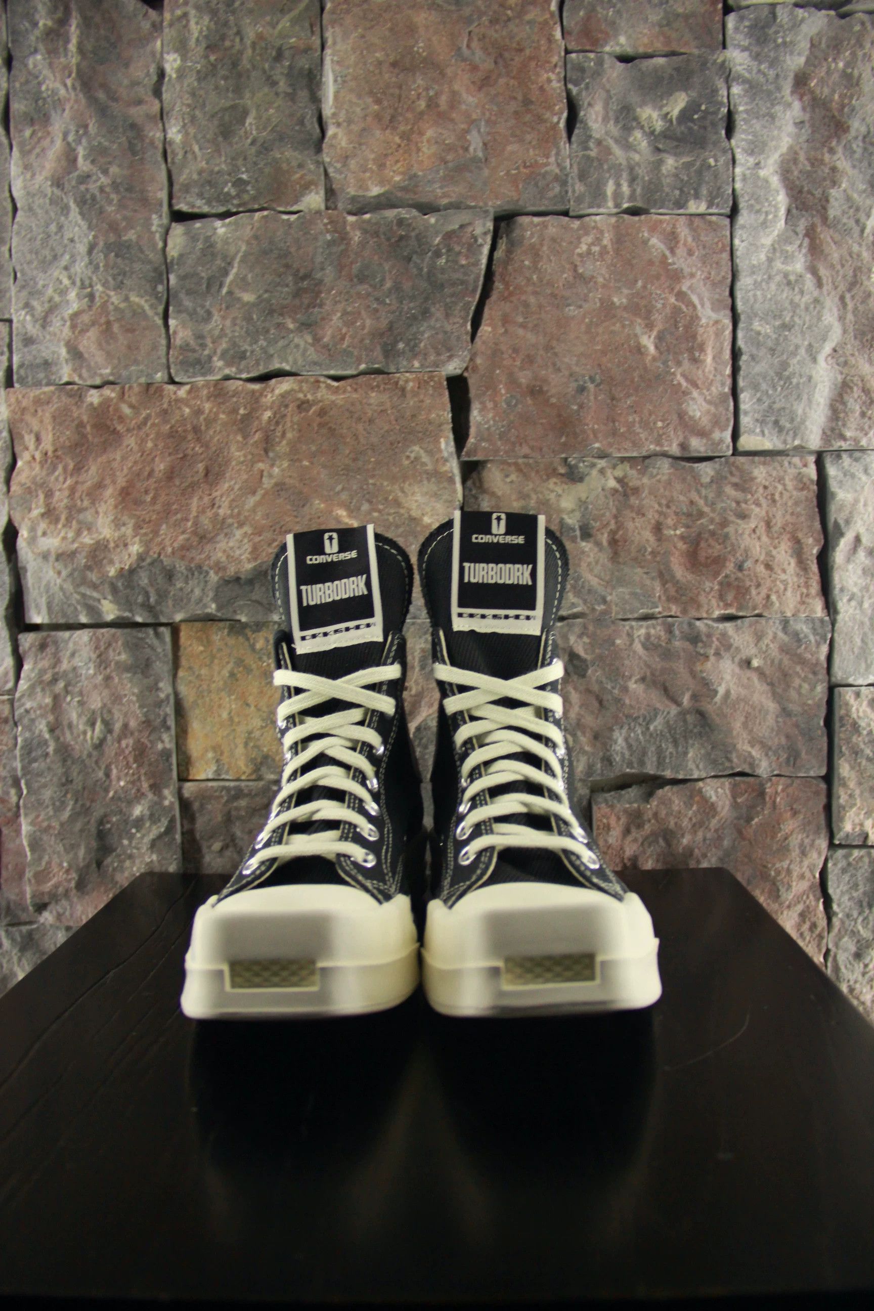 Rick Owens Rick Owens Black Hitop Sneakers Men 9 Size US 9 / EU 42 - 3 Thumbnail