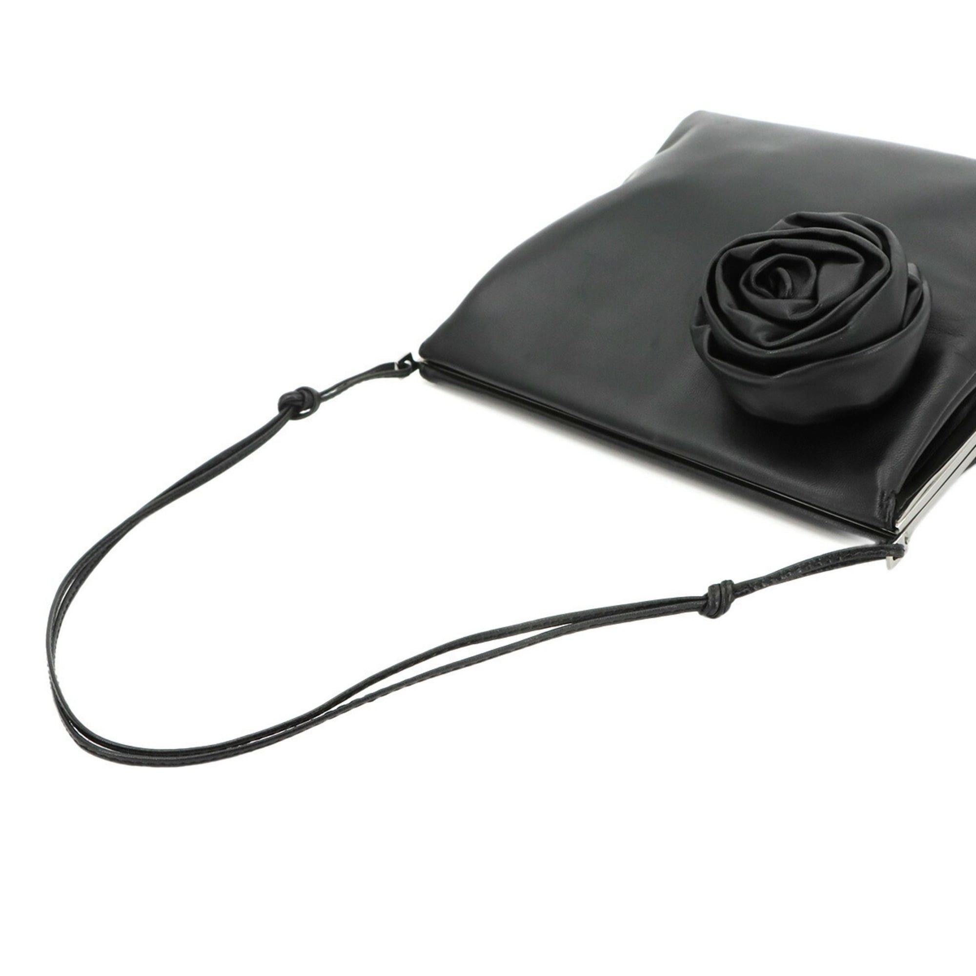 Gucci Gucci Handbag Leather Black 005 0780 Silver Hardware Shoulder Bag Size ONE SIZE - 6 Thumbnail