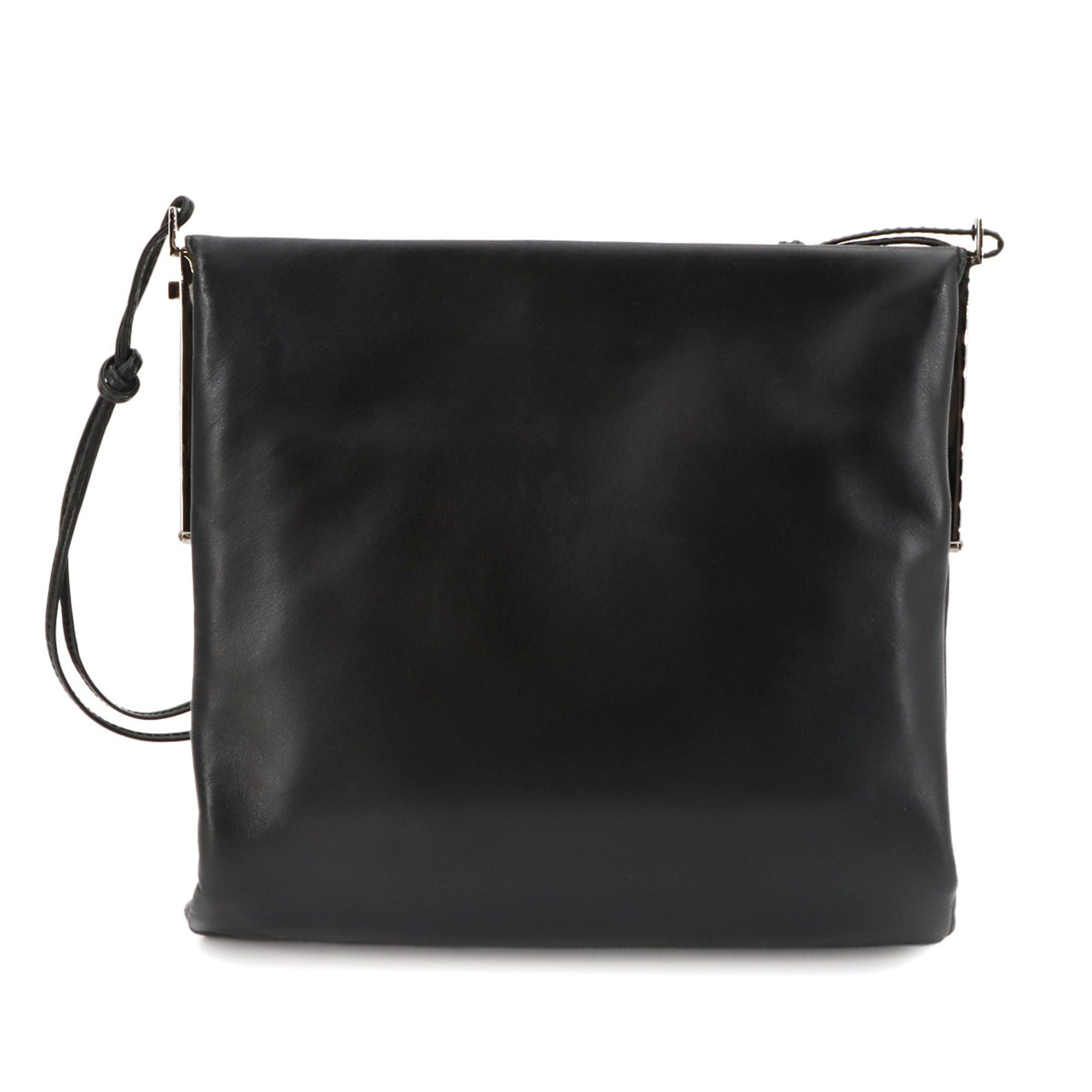 Gucci Gucci Handbag Leather Black 005 0780 Silver Hardware Shoulder Bag Size ONE SIZE - 3 Thumbnail