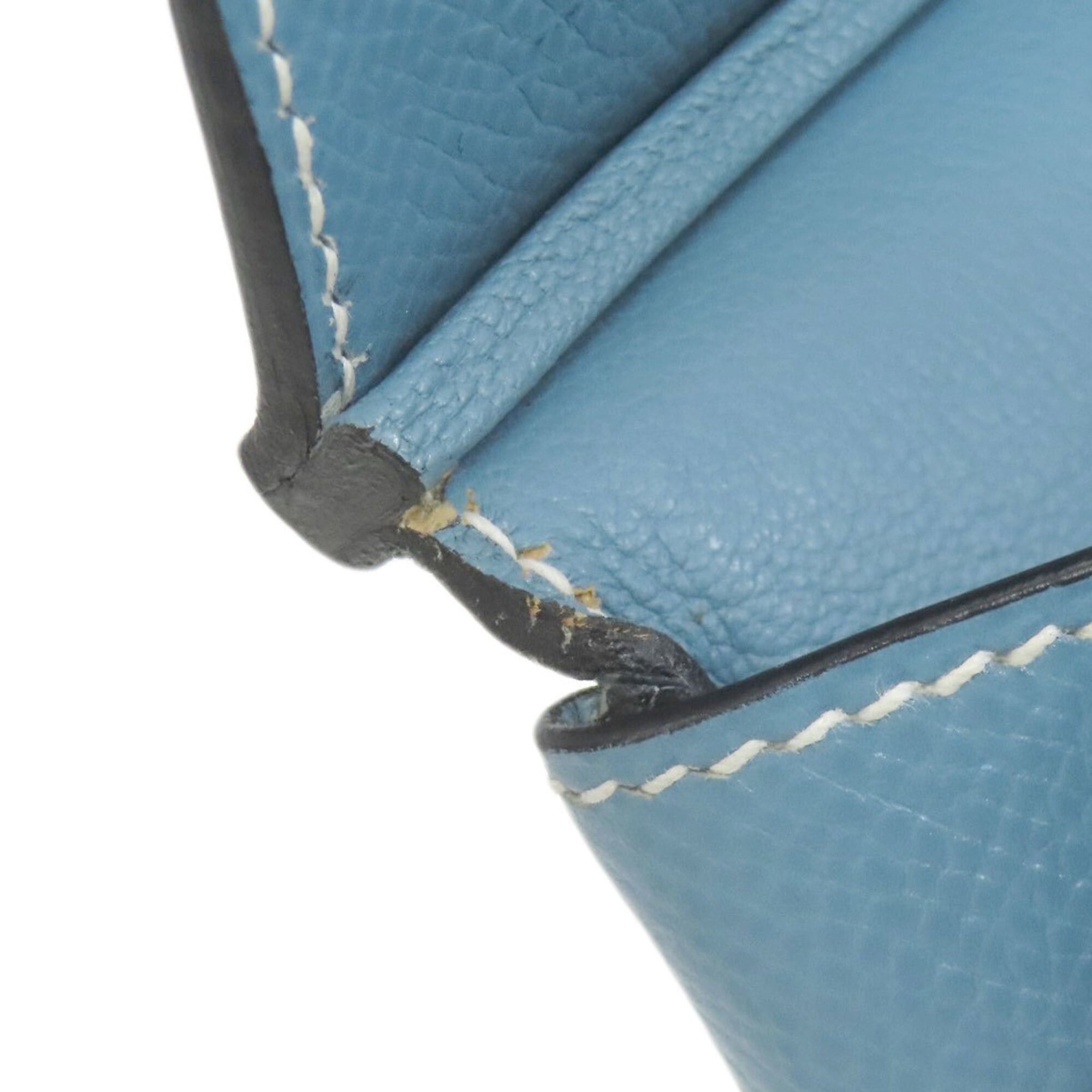 Hermes Hermes Birkin 30 Blue Jean Silver Hardware Handbag Epsom Leather Women's HERMES Size ONE SIZE - 15 Thumbnail