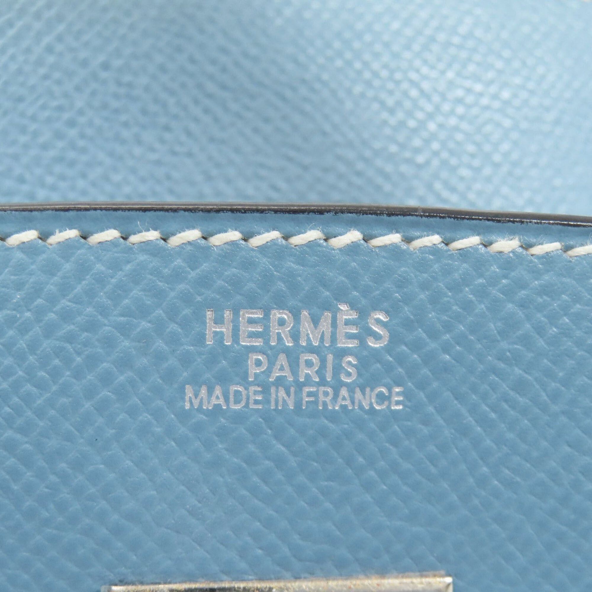 Hermes Hermes Birkin 30 Blue Jean Silver Hardware Handbag Epsom Leather Women's HERMES Size ONE SIZE - 6 Thumbnail