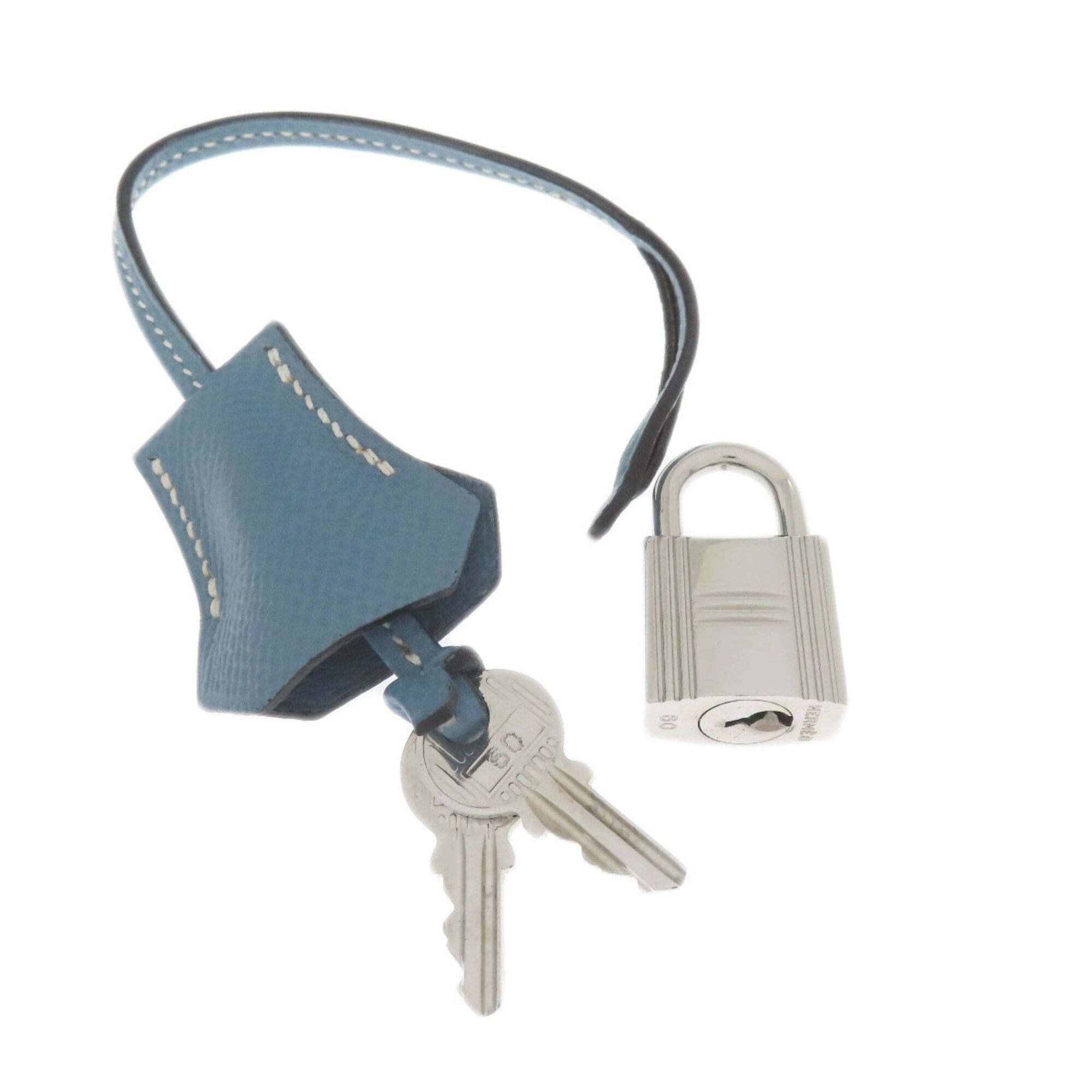 Hermes Hermes Birkin 30 Blue Jean Silver Hardware Handbag Epsom Leather Women's HERMES Size ONE SIZE - 9 Thumbnail