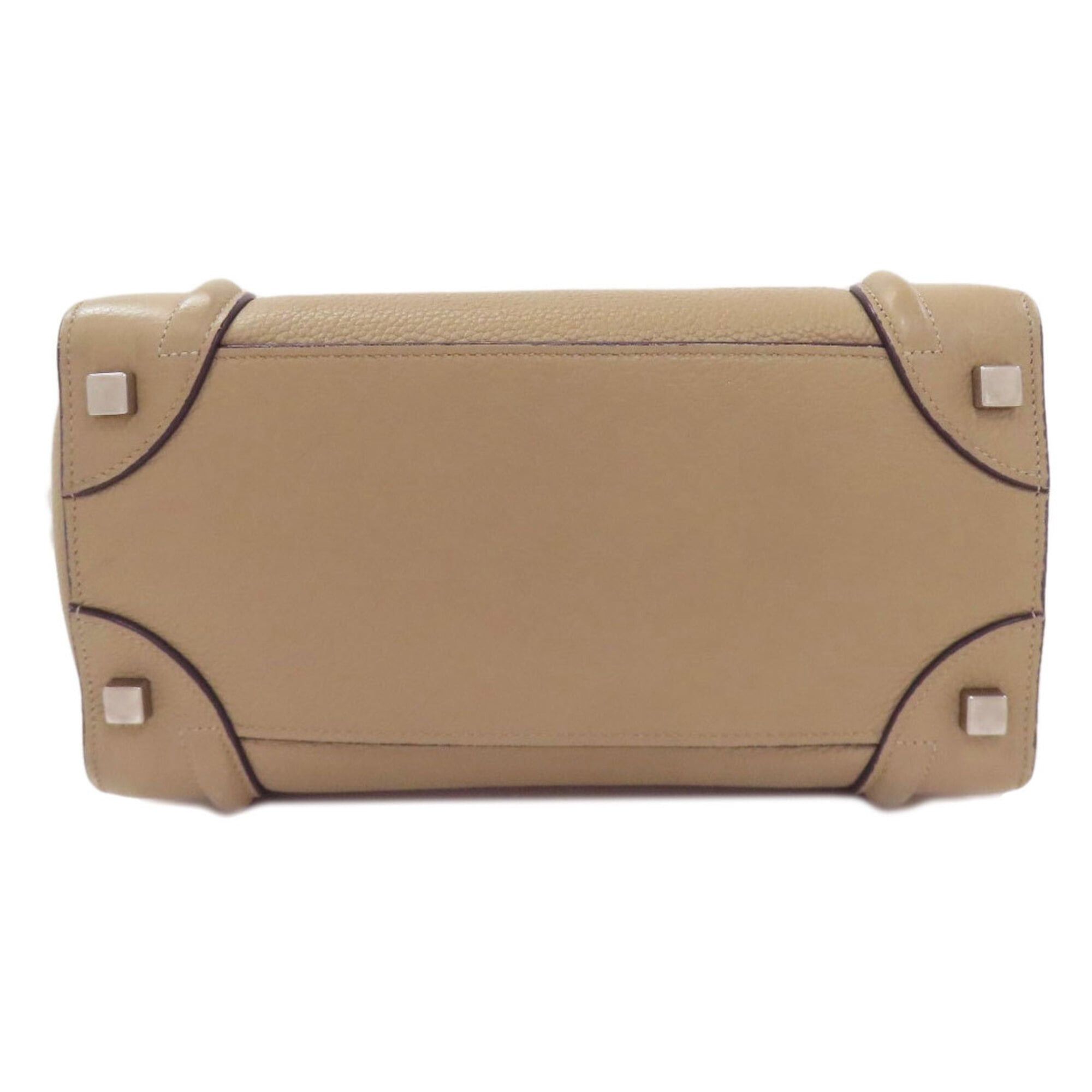 Celine Celine Luggage Micro Handbag, Calfskin, Women's Size ONE SIZE - 4 Thumbnail