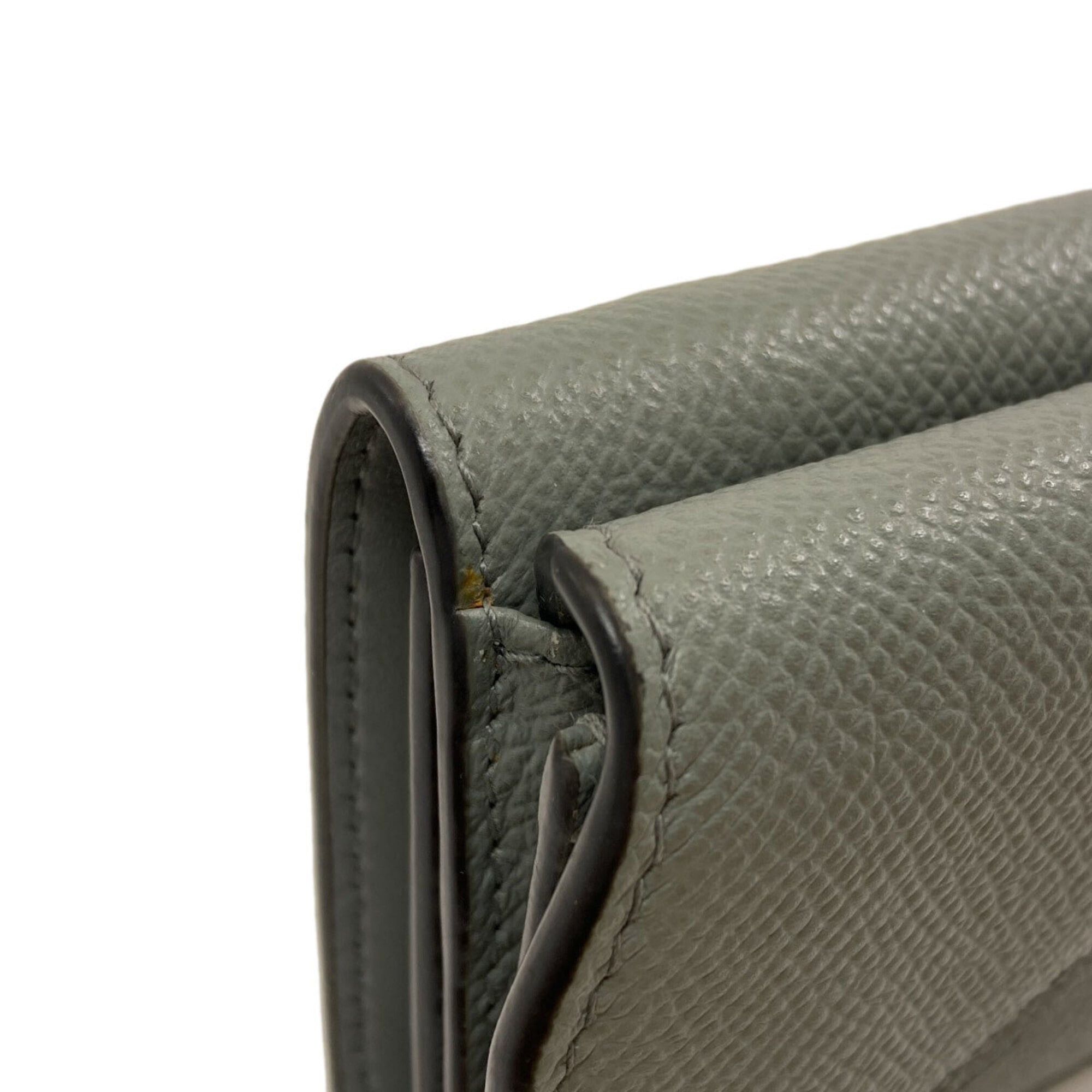 Dior Christian Dior Saddle Lotus Bi-fold Wallet (with coin purse) Leather Women's CHRISTIAN DIOR Size ONE SIZE - 13 Thumbnail