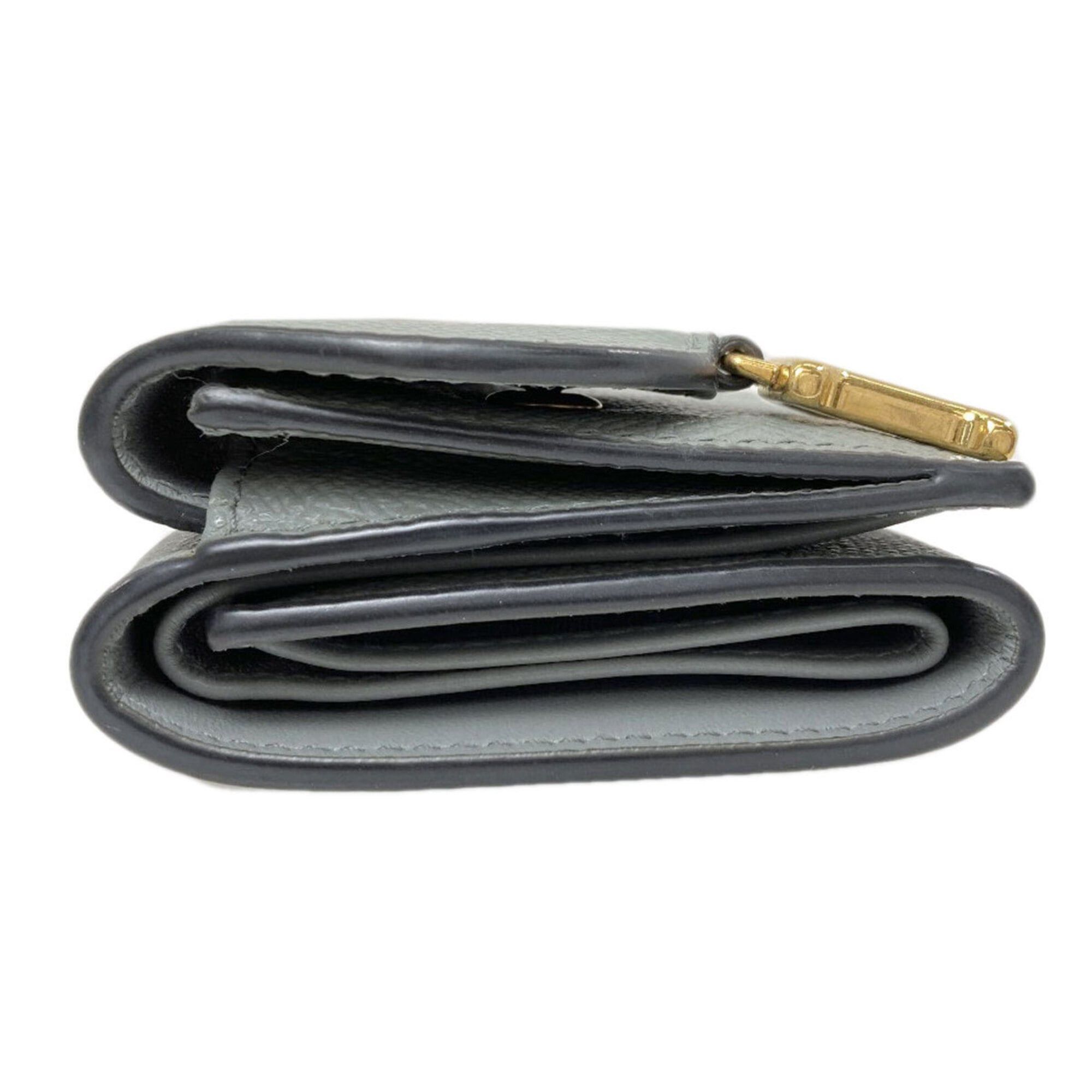 Dior Christian Dior Saddle Lotus Bi-fold Wallet (with coin purse) Leather Women's CHRISTIAN DIOR Size ONE SIZE - 3 Thumbnail