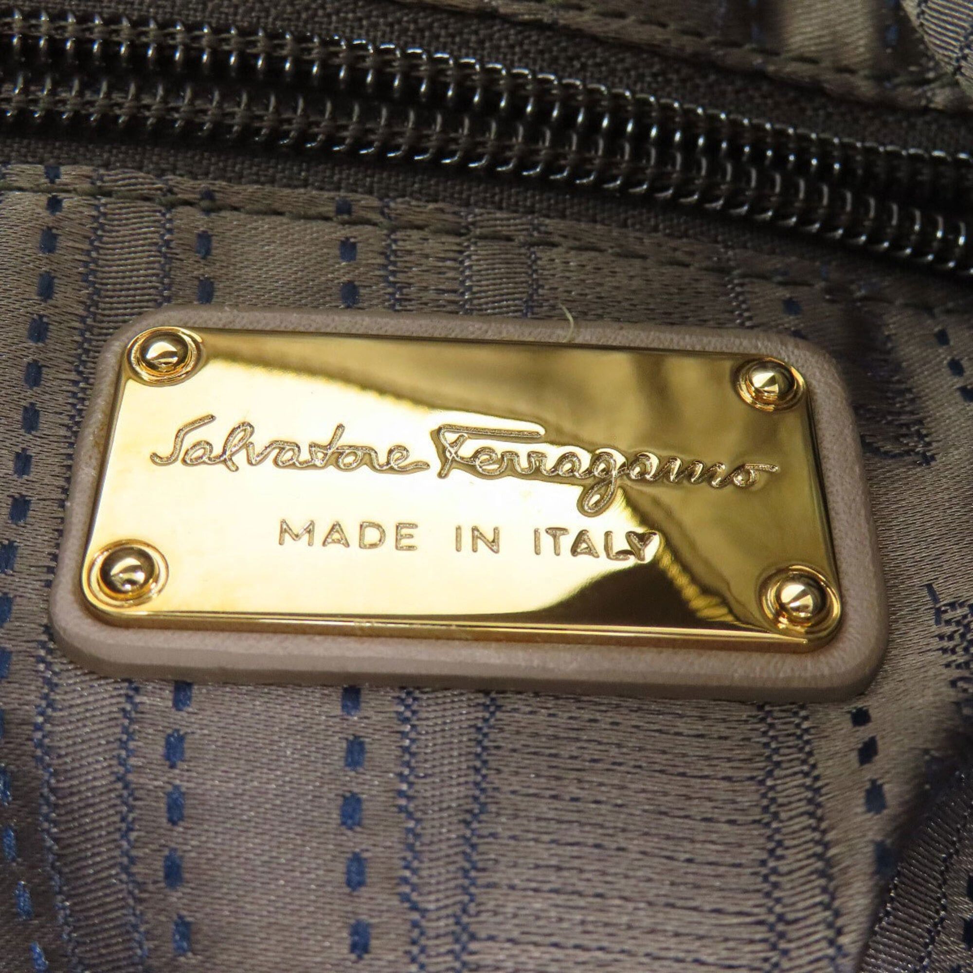 Salvatore Ferragamo Salvatore Ferragamo One-Shoulder Leather Shoulder Bag for Women Size ONE SIZE - 6 Thumbnail