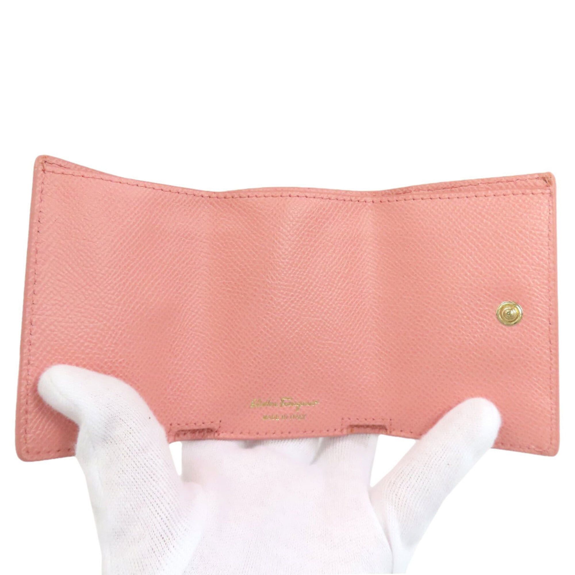 Salvatore Ferragamo Salvatore Ferragamo Vara Ribbon Bi-fold Wallet (with coin purse) Leather Women's Size ONE SIZE - 4 Thumbnail
