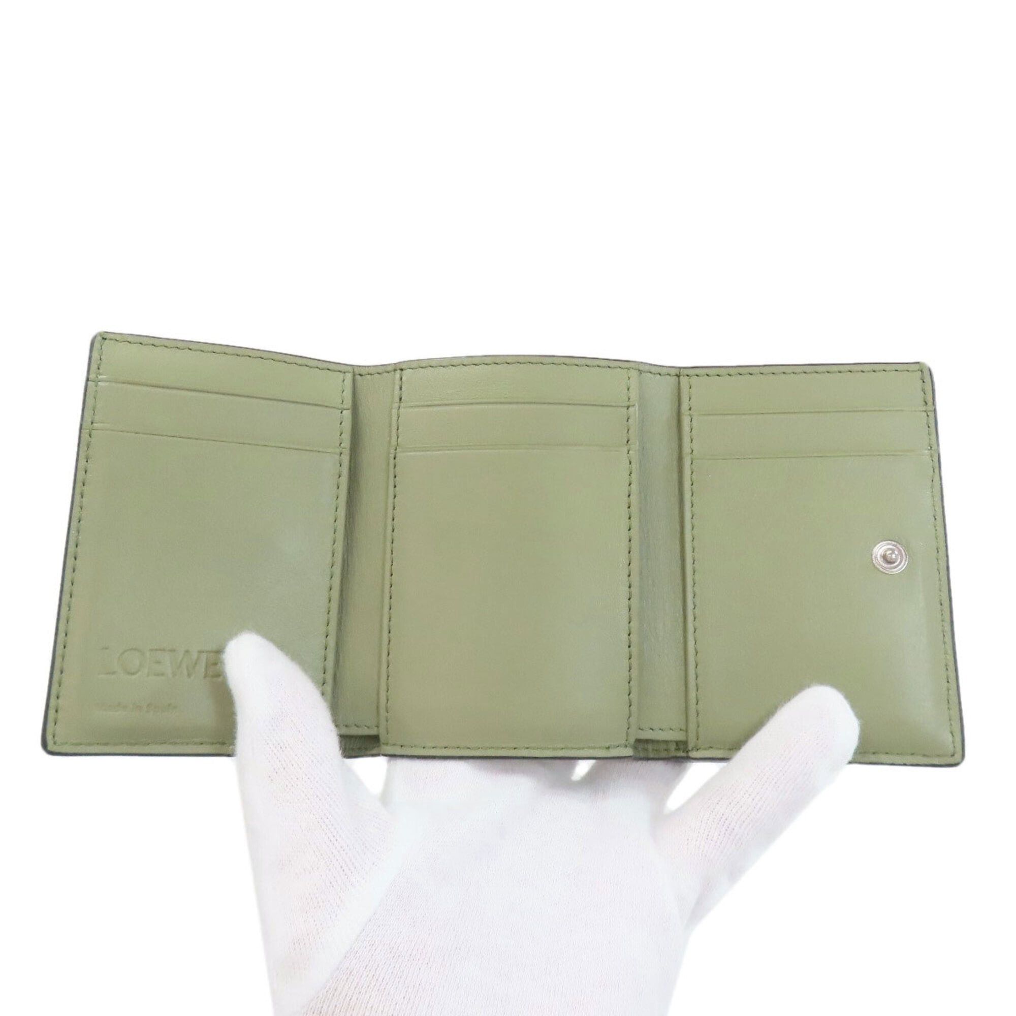Loewe Loewe Anagram Trifold Wallet, Bi-fold Wallet (with coin purse), Leather, Women's LOEWE Size ONE SIZE - 4 Thumbnail