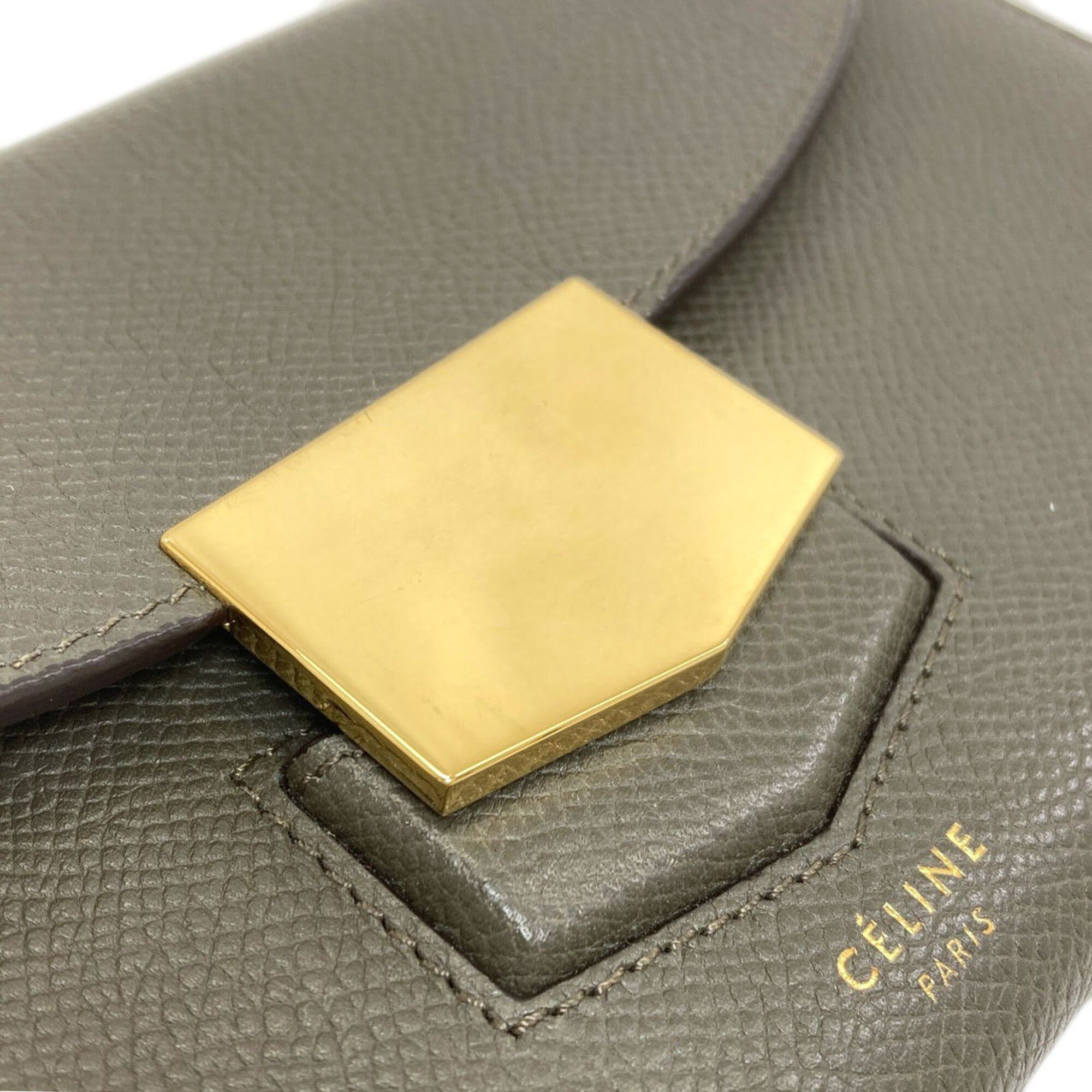 Celine Celine Trotter Long Wallet (with coin purse), Leather, Women's CELINE Size ONE SIZE - 13 Thumbnail