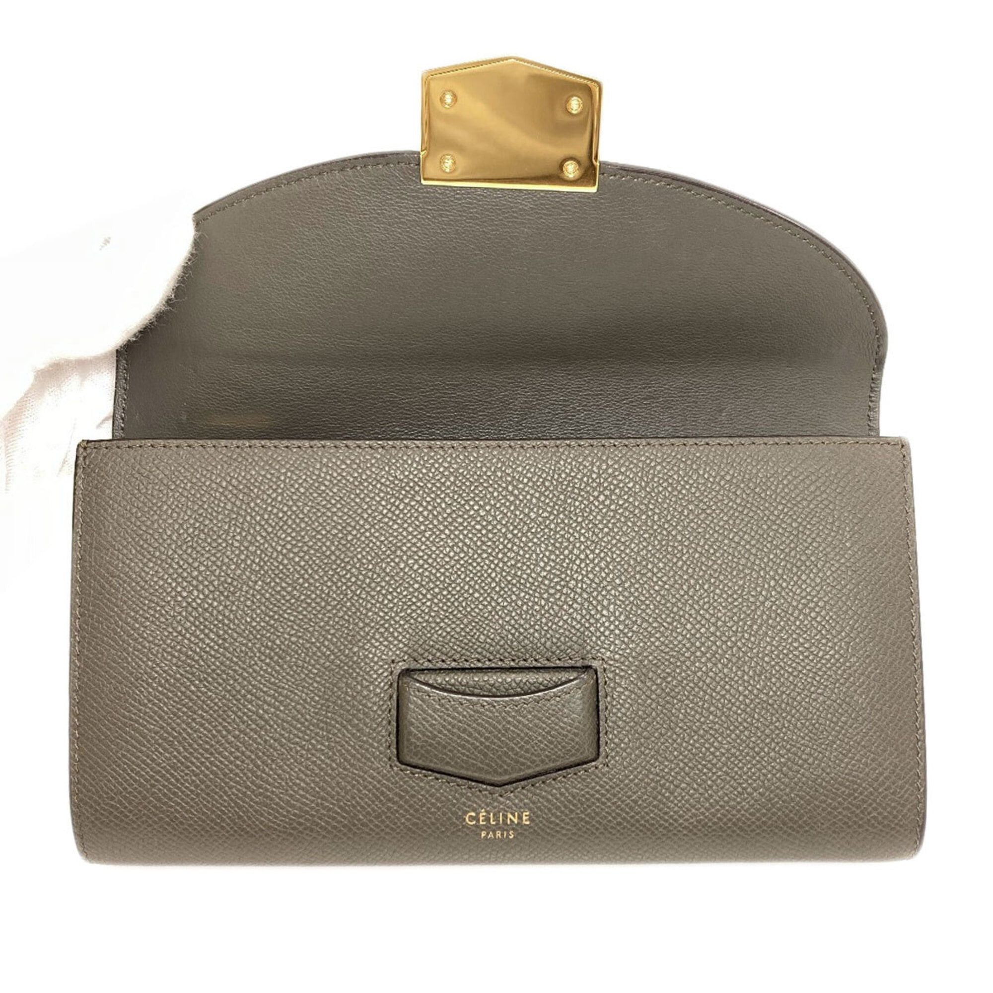 Celine Celine Trotter Long Wallet (with coin purse), Leather, Women's CELINE Size ONE SIZE - 4 Thumbnail