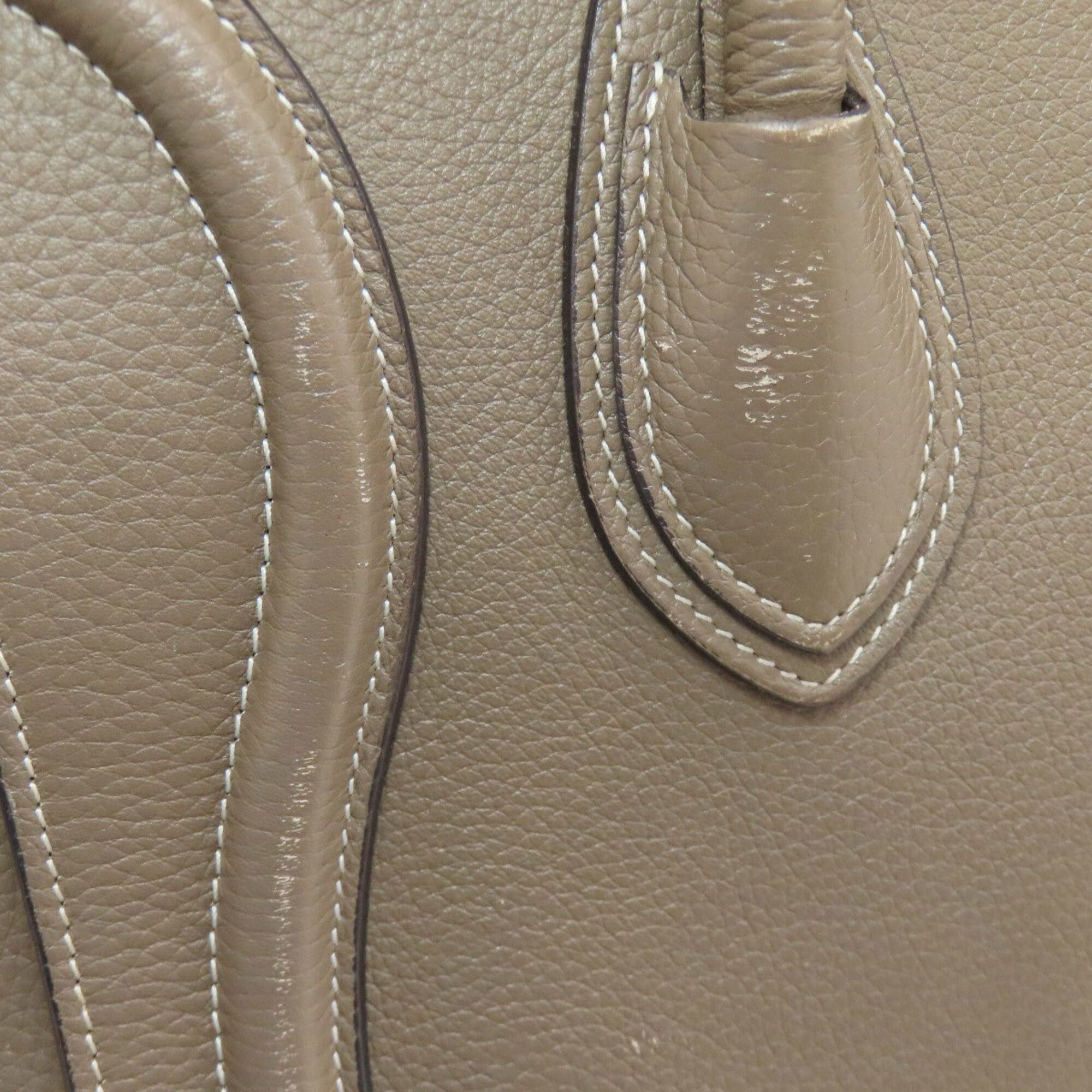 Celine Celine Luggage Micro Handbag, Calfskin, Women's Size ONE SIZE - 13 Thumbnail