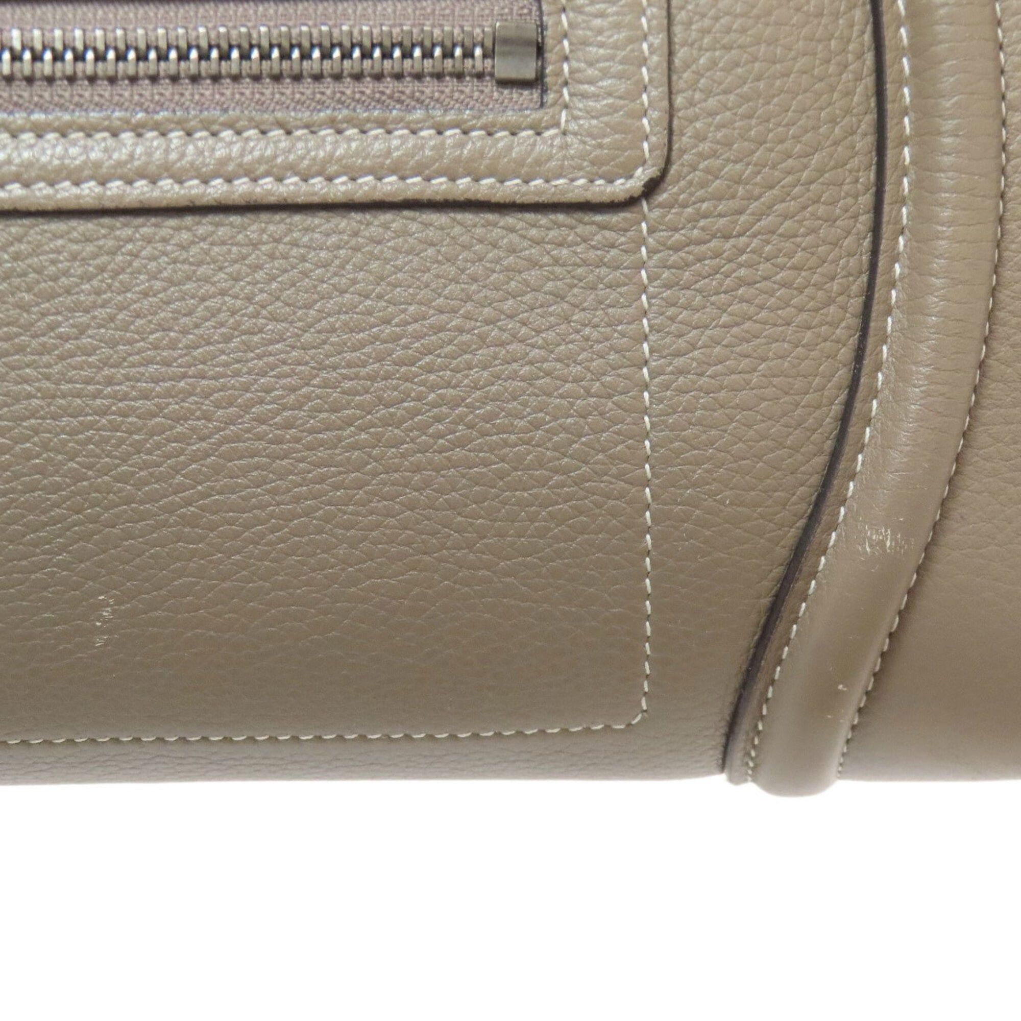 Celine Celine Luggage Micro Handbag, Calfskin, Women's Size ONE SIZE - 14 Thumbnail